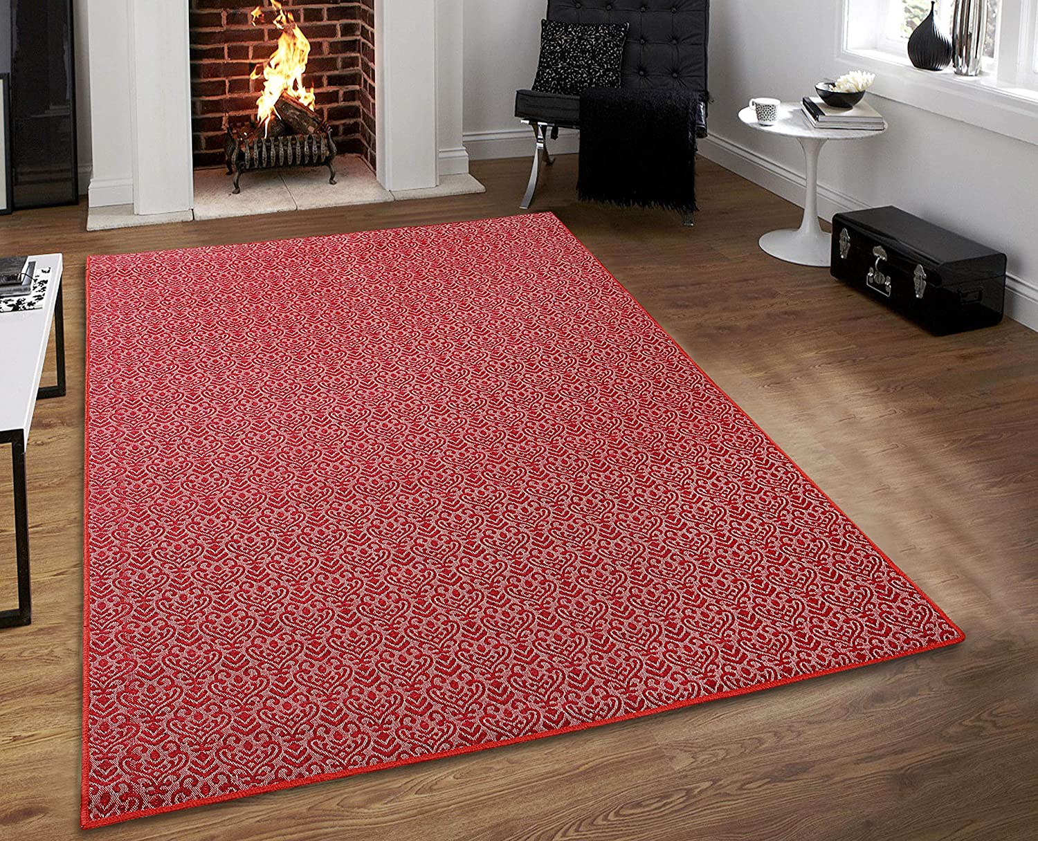 Fleur Cotton Runner | Elegant Floral Pattern & Non-Slip Backing - Image 19