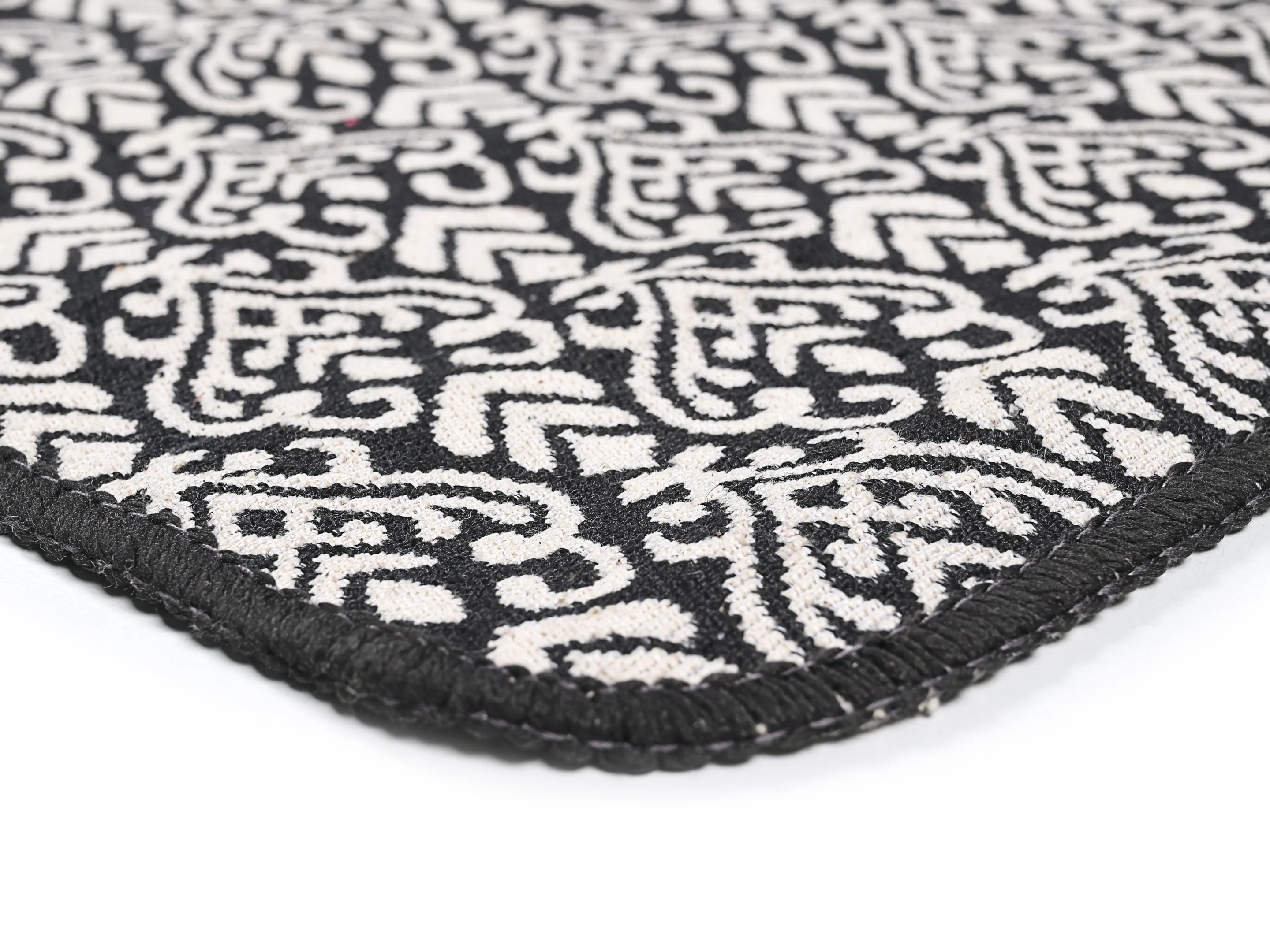 Fleur Cotton Runner | Elegant Floral Pattern & Non-Slip Backing - Image 4