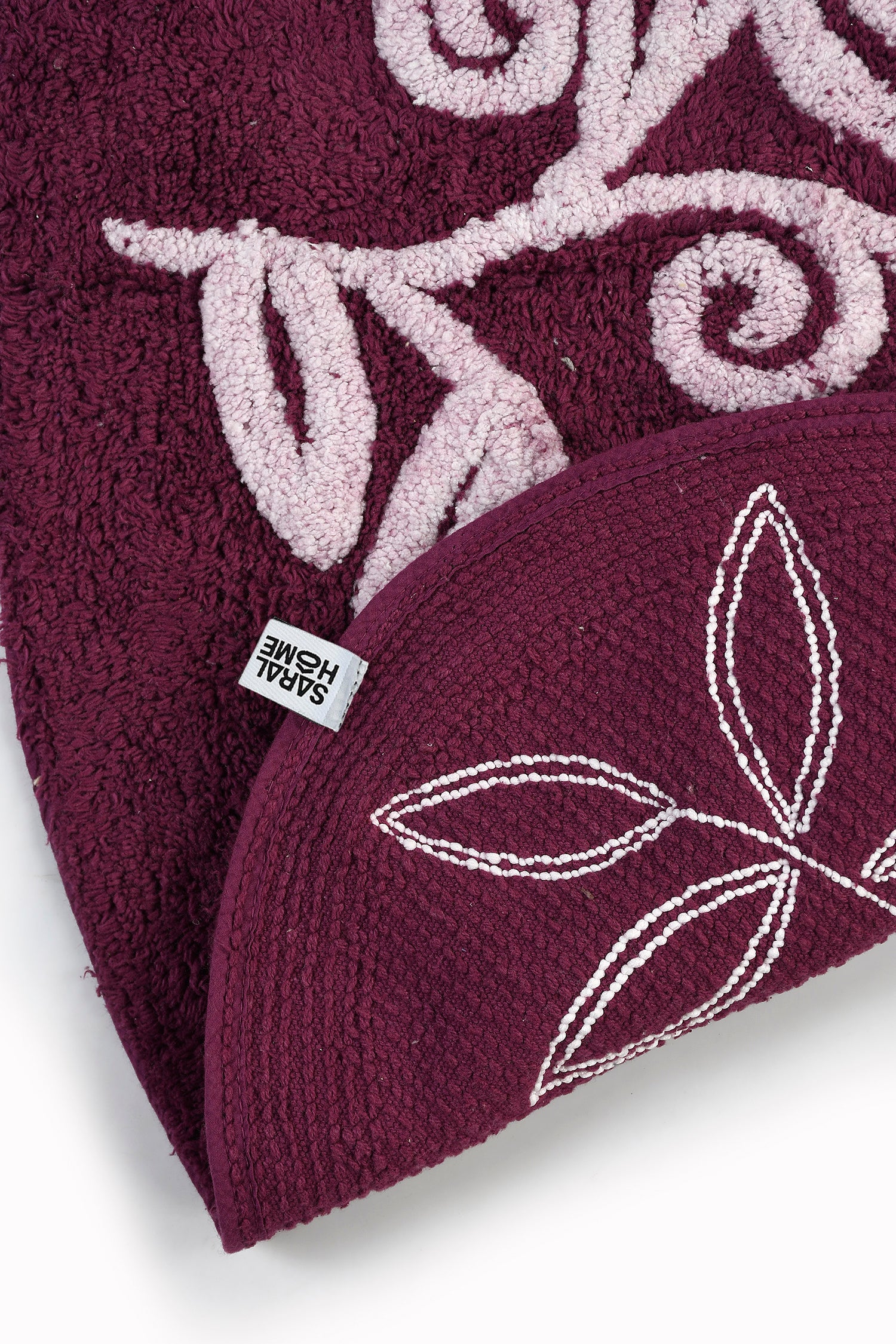 FLEUR Oval Soft Bathmat | 50x80 cm, Anti-Slip Comfort - Image 8