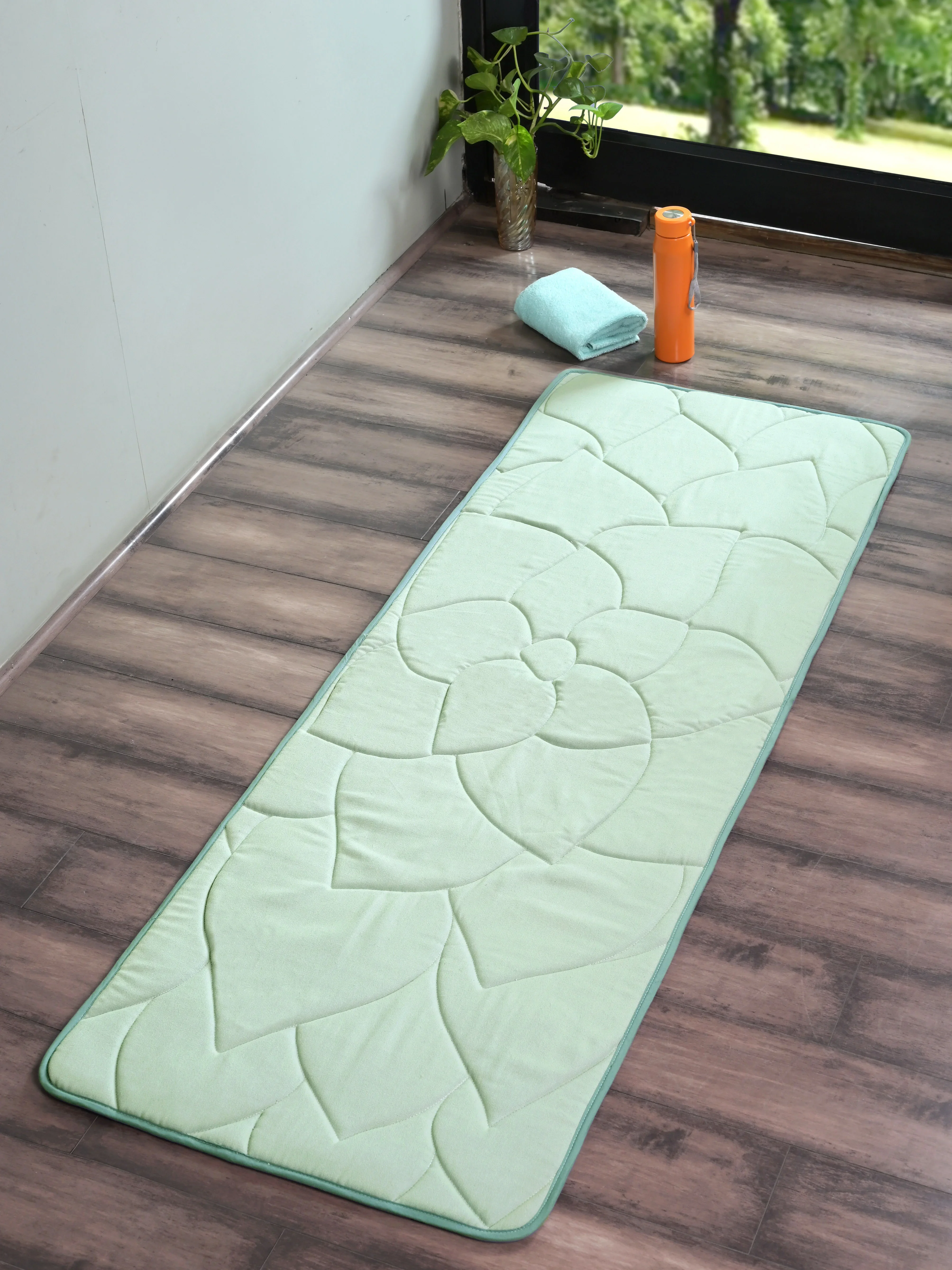 Flower Anti-Slip Yoga Mat | Thick Cushioning & Superior Grip Surface - Image 12