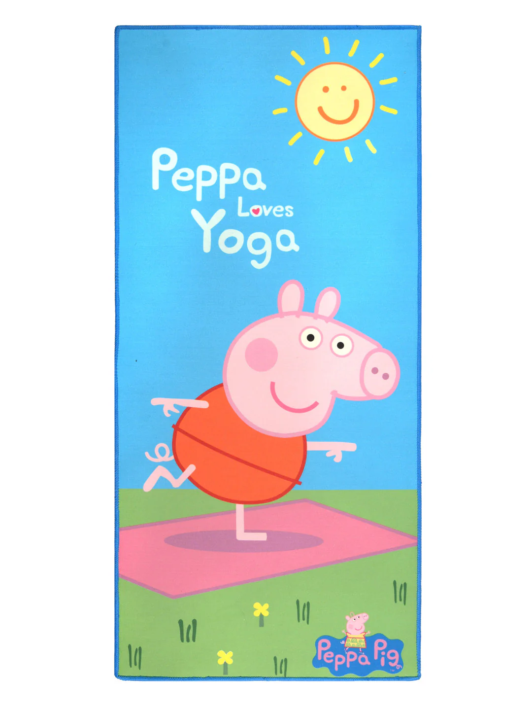 GIFT BOX | Peppa-Pig Printed Yoga Mat 70x170CM | Microfiber Yoga Mat | For Gift & Daily Use - Image 3