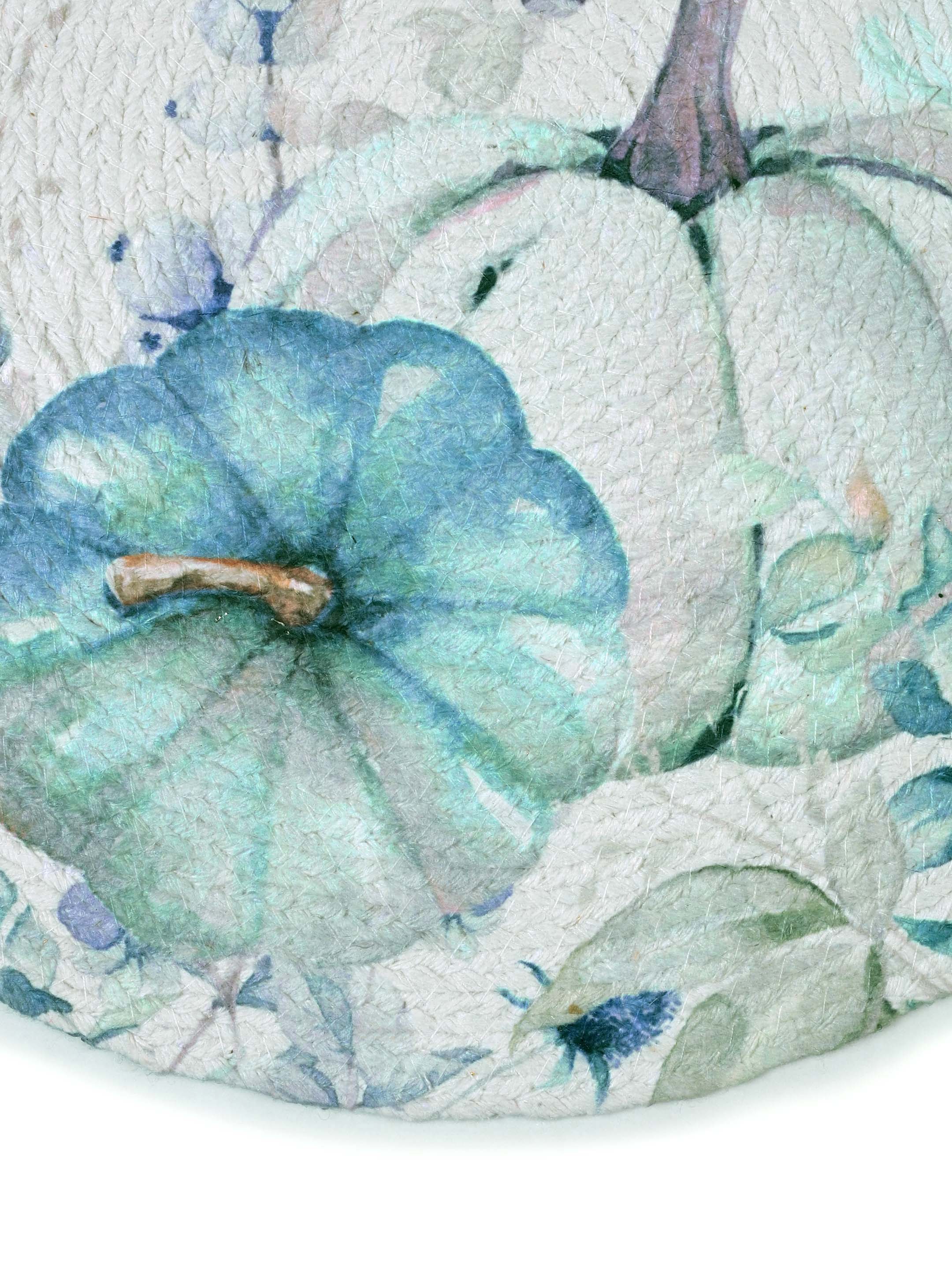 Green Pumpkin Printed Place Mats | Vibrant Dining Accent | B1G1 Offer - Image 2