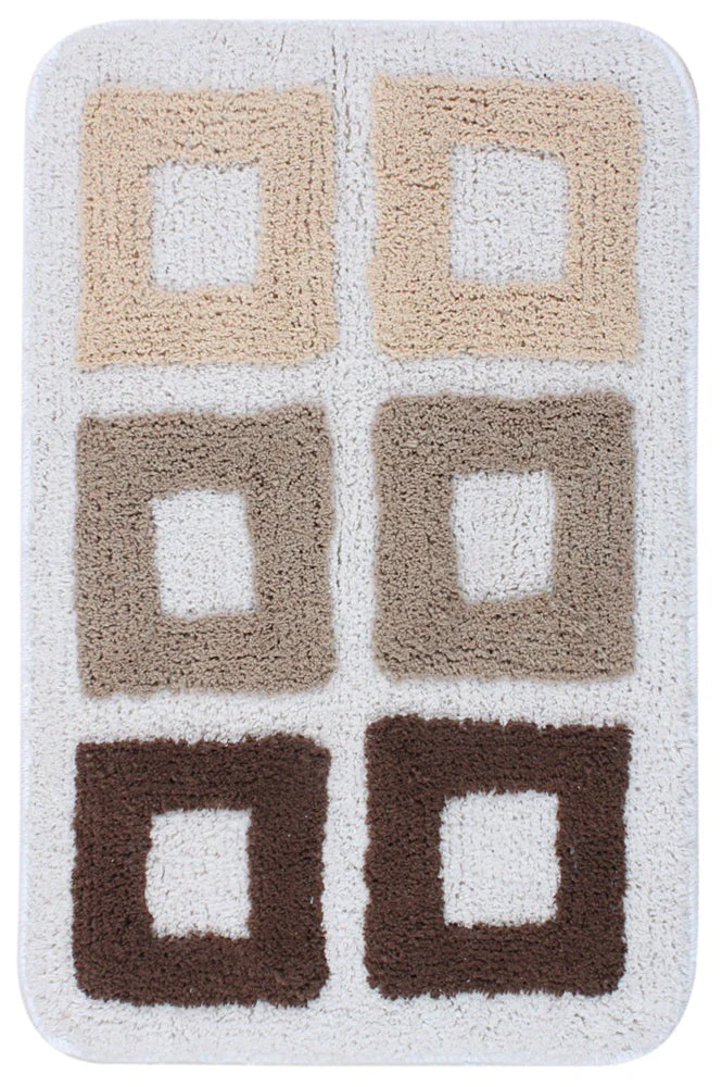 Grid Cotton Anti-Slip Bathmat | Durable & Easy to Clean | 40x60 cm - Image 2