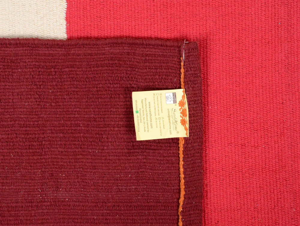 Handloom Cut Shuttle Rug | Traditional Craftsmanship with Textured Finish - Image 14