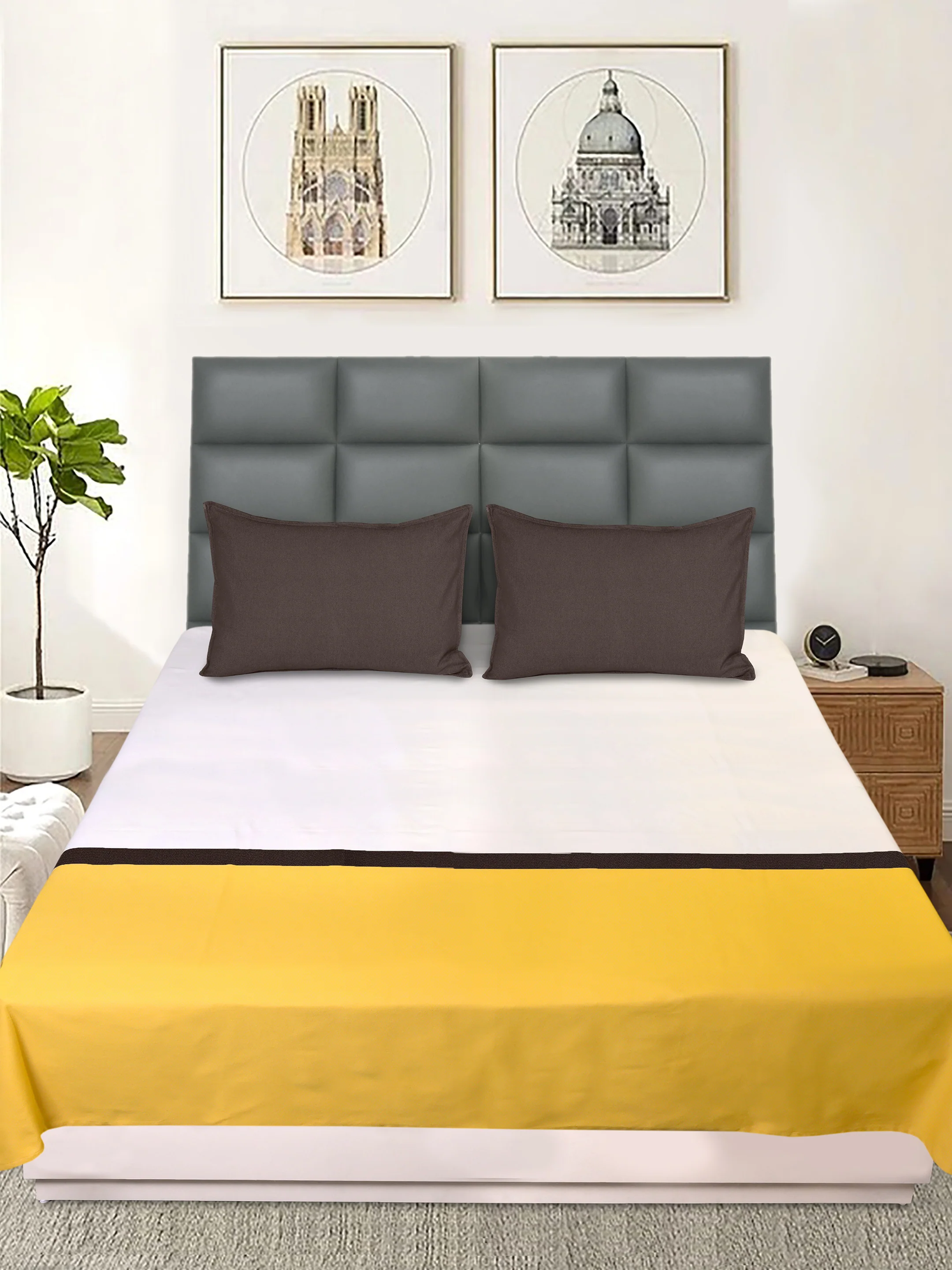 Awning Handmade Cotton Bed Cover Set | Elegant Texture + 2 Pillow Covers - Image 7