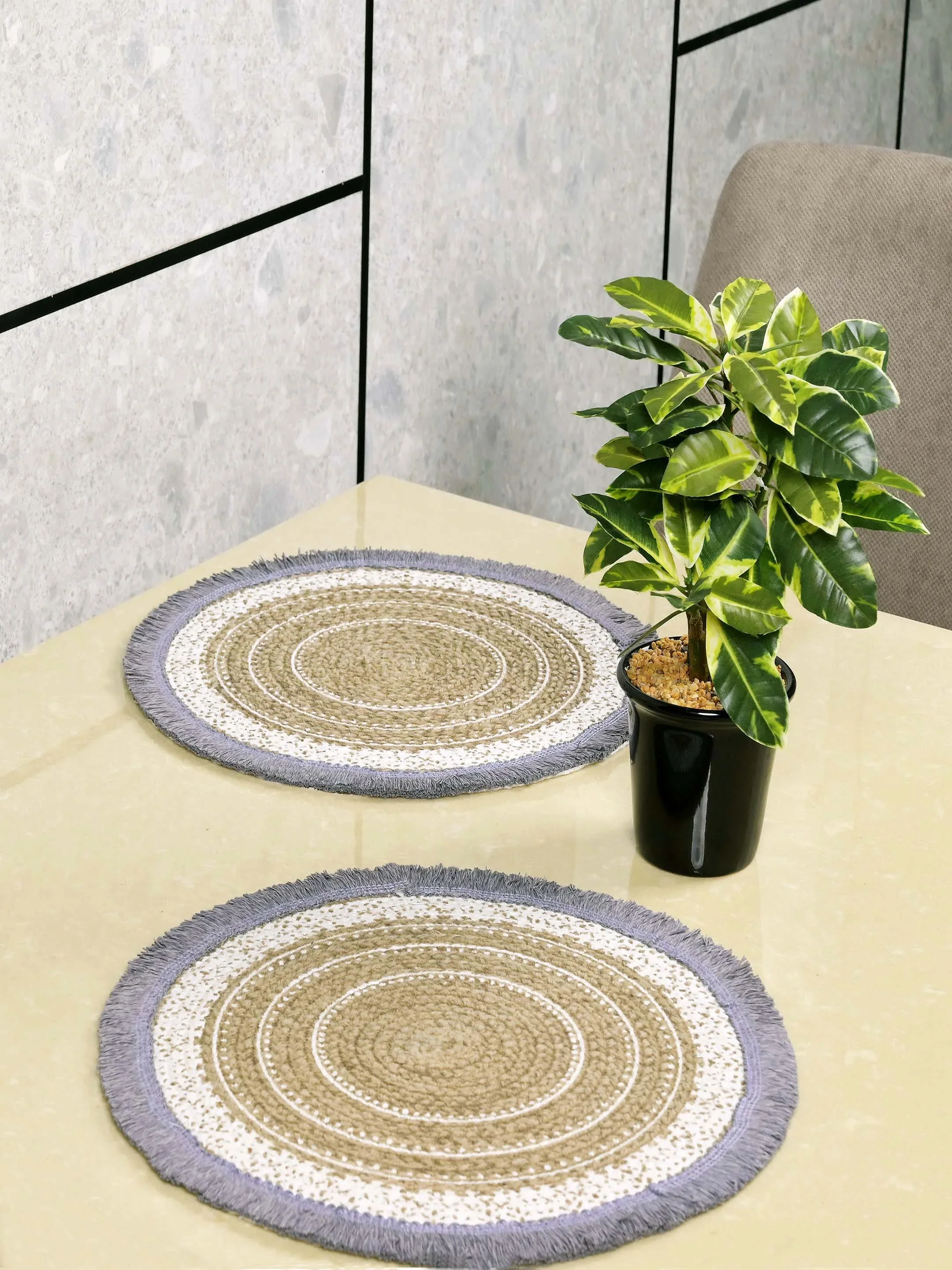 ISAR Table Place Mat Set of 2 | Durable Weave for Dining & Decor - Image 13