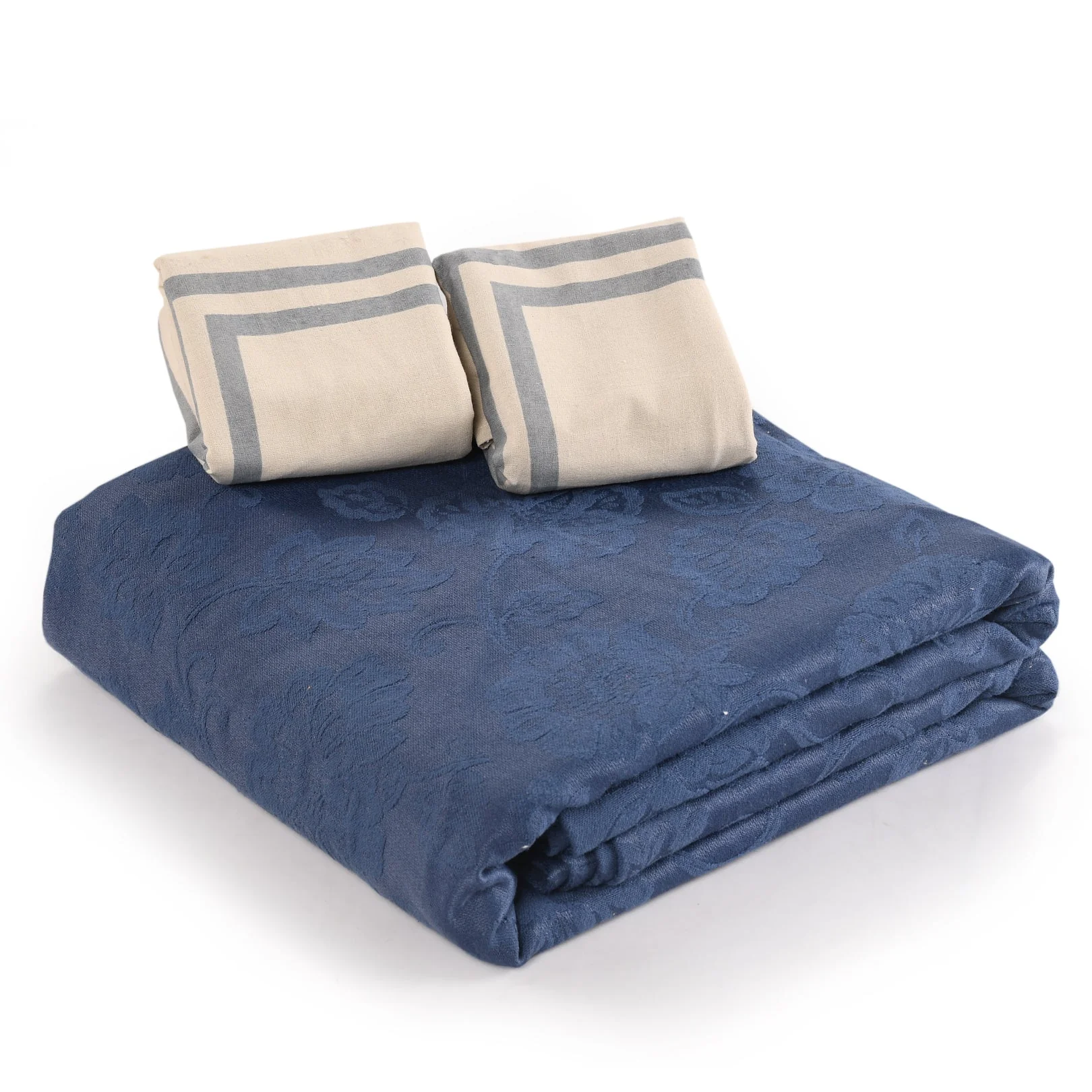 JARDIN Damask Cotton Bed Sheet Set | Premium Comfort with 2 Pillow Covers - Image 17
