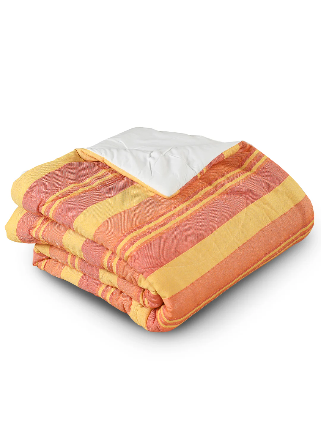 Joy Handmade Striped Queen Size Quilt (90X100) - Image 15