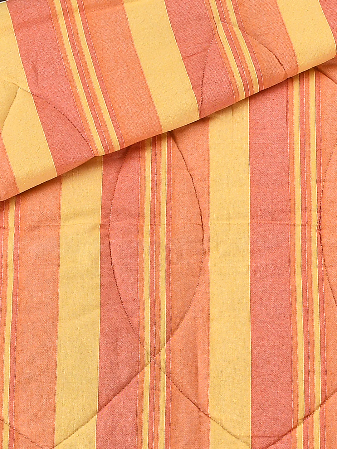 Joy Handmade Striped Queen Size Quilt (90X100) - Image 16