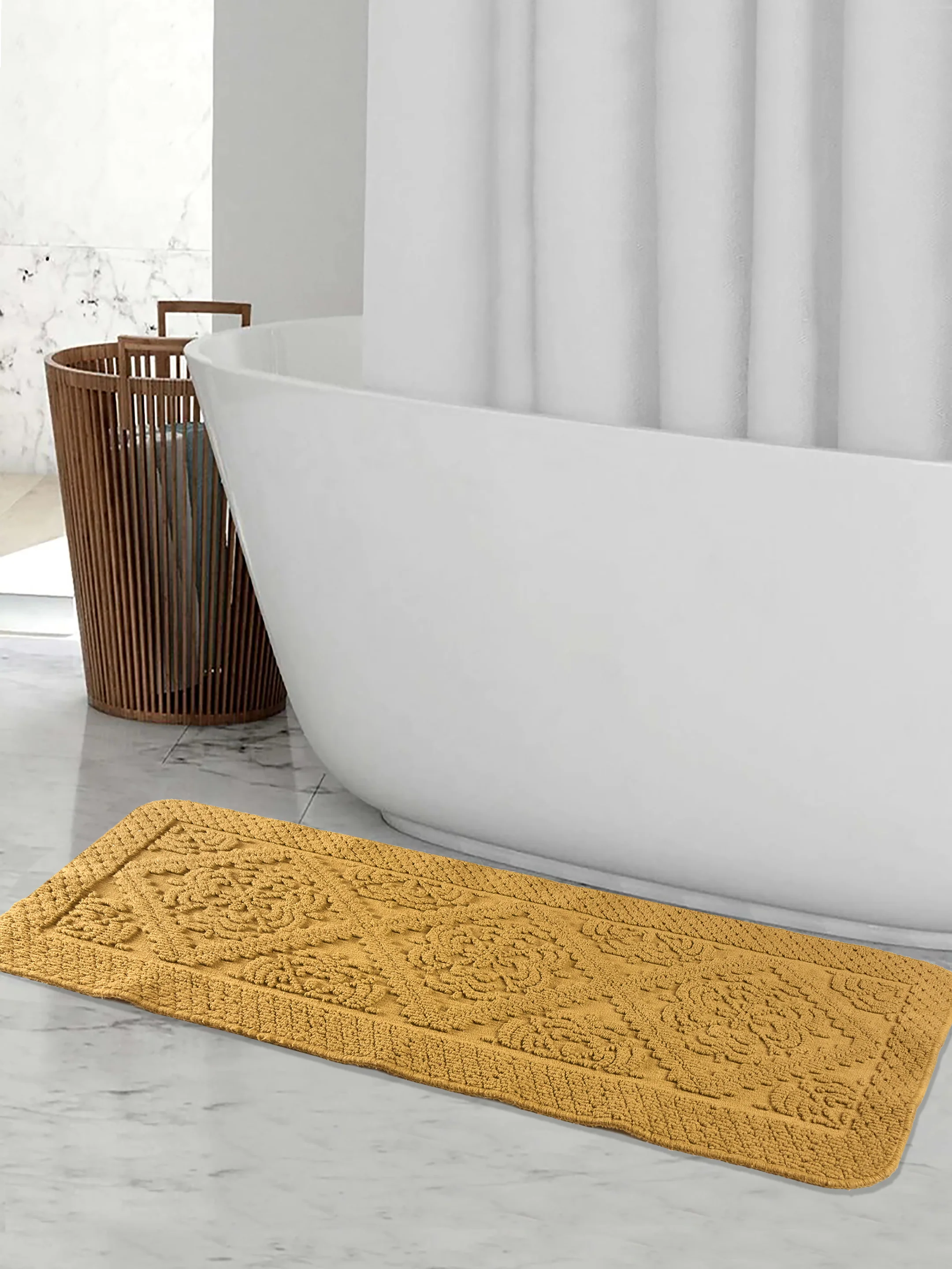 KAKU Cotton Anti-Skid Runner | Multipurpose Floor Runner 45x100 cm