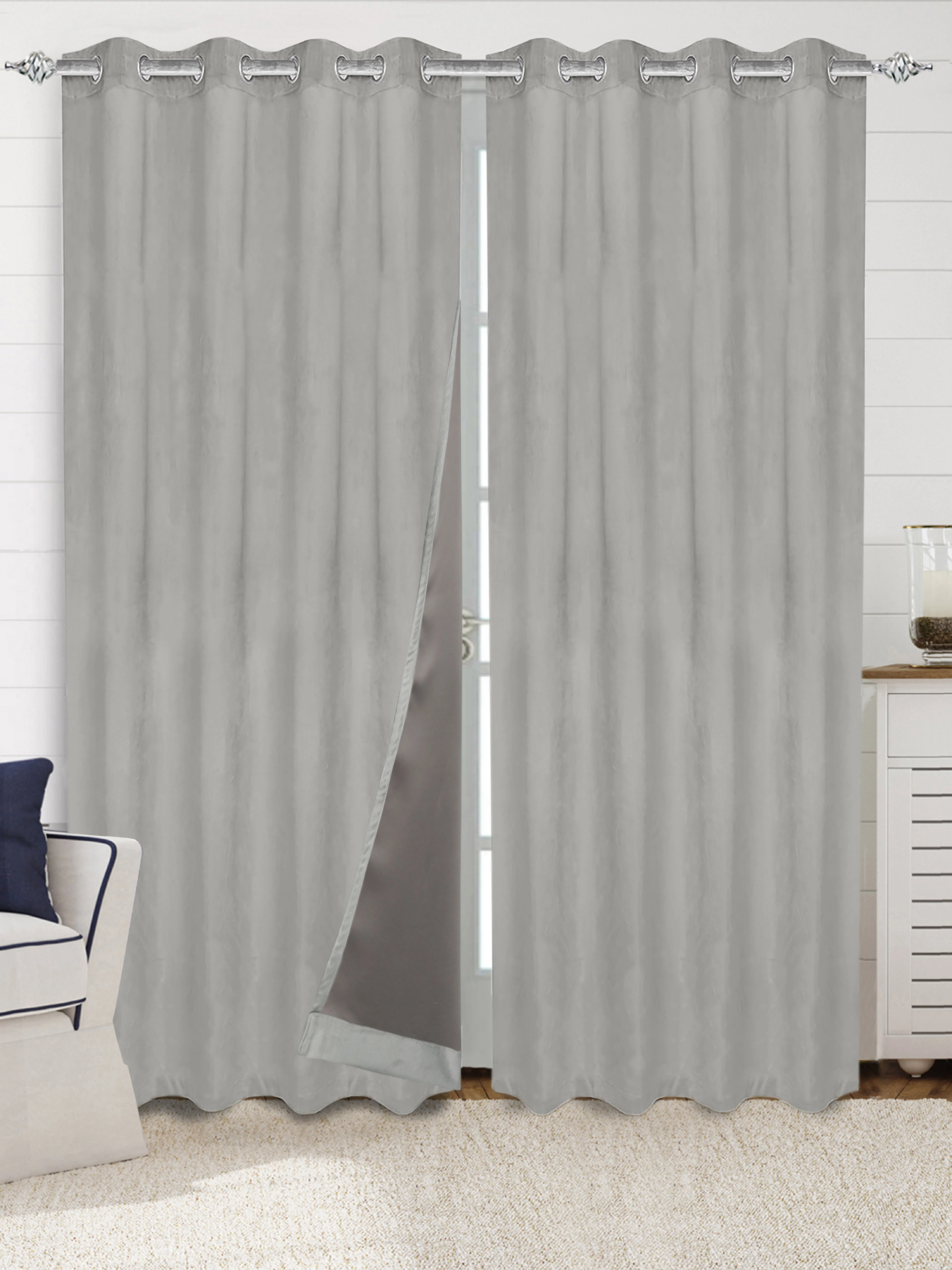 La Crème Plain Velvet Curtain | Luxe Feel & Rich Texture - Image 30