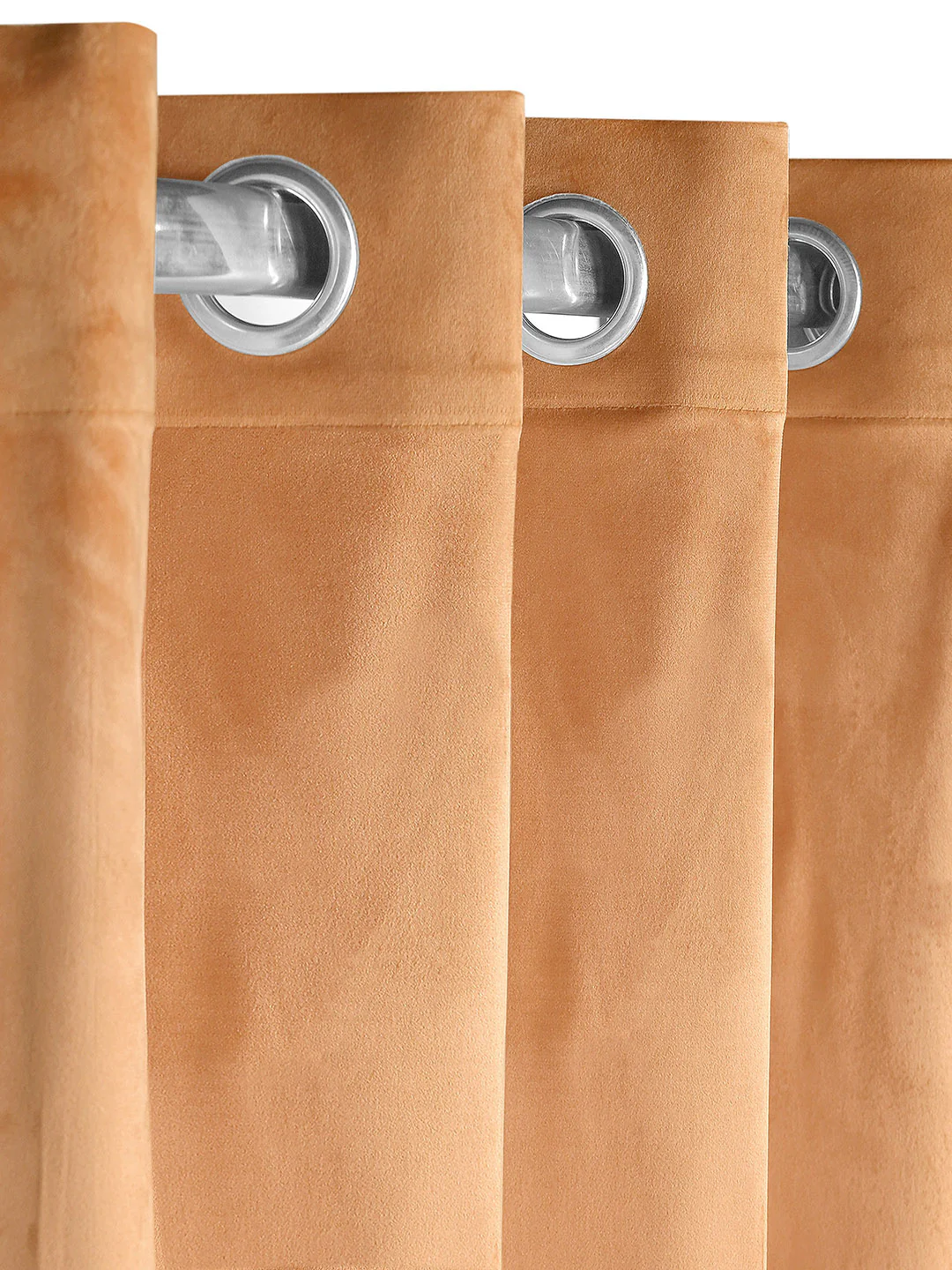 La Crème Plain Velvet Curtain | Luxe Feel & Rich Texture - Image 42