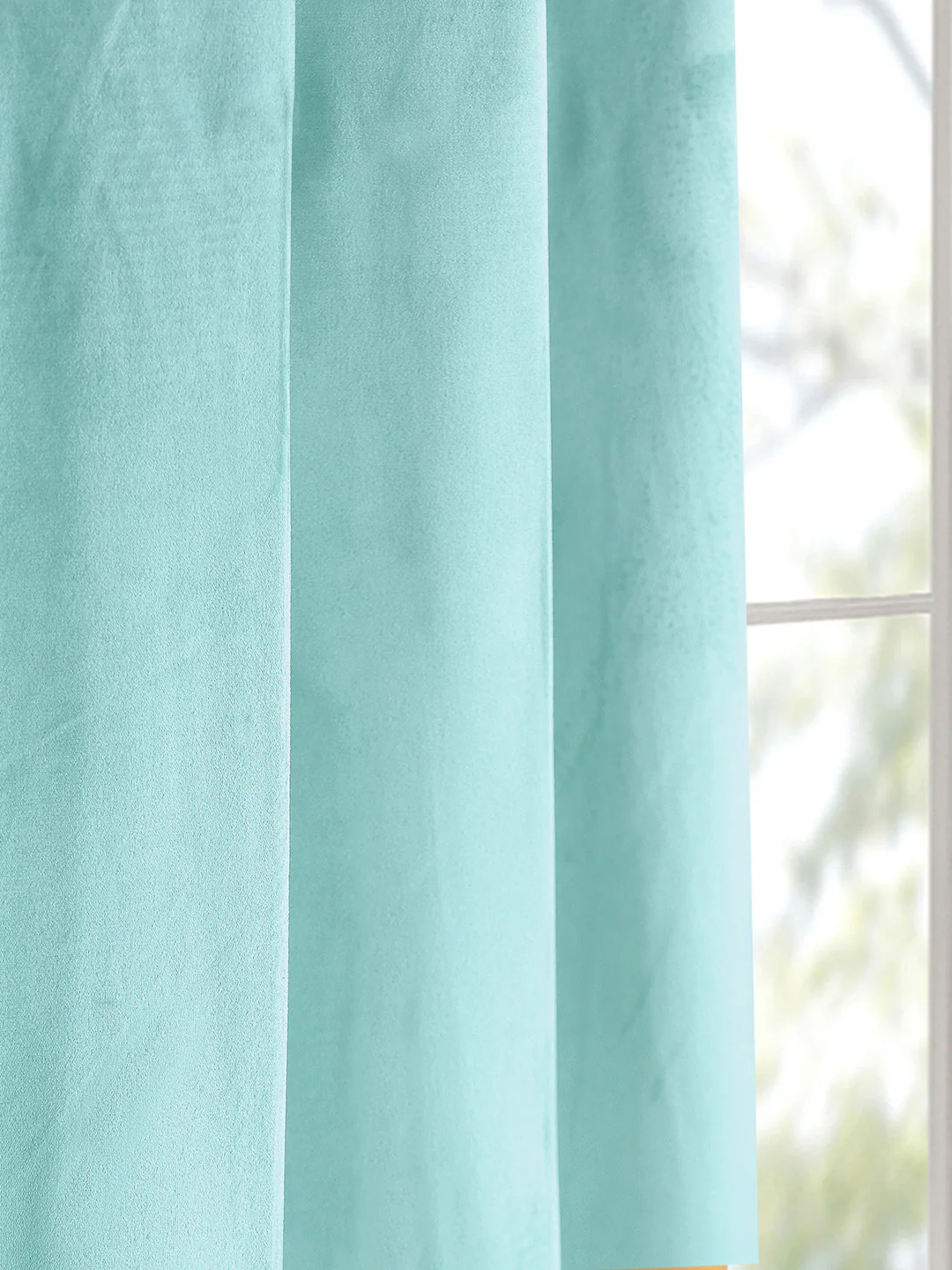 La Crème Plain Velvet Curtain | Luxe Feel & Rich Texture - Image 51