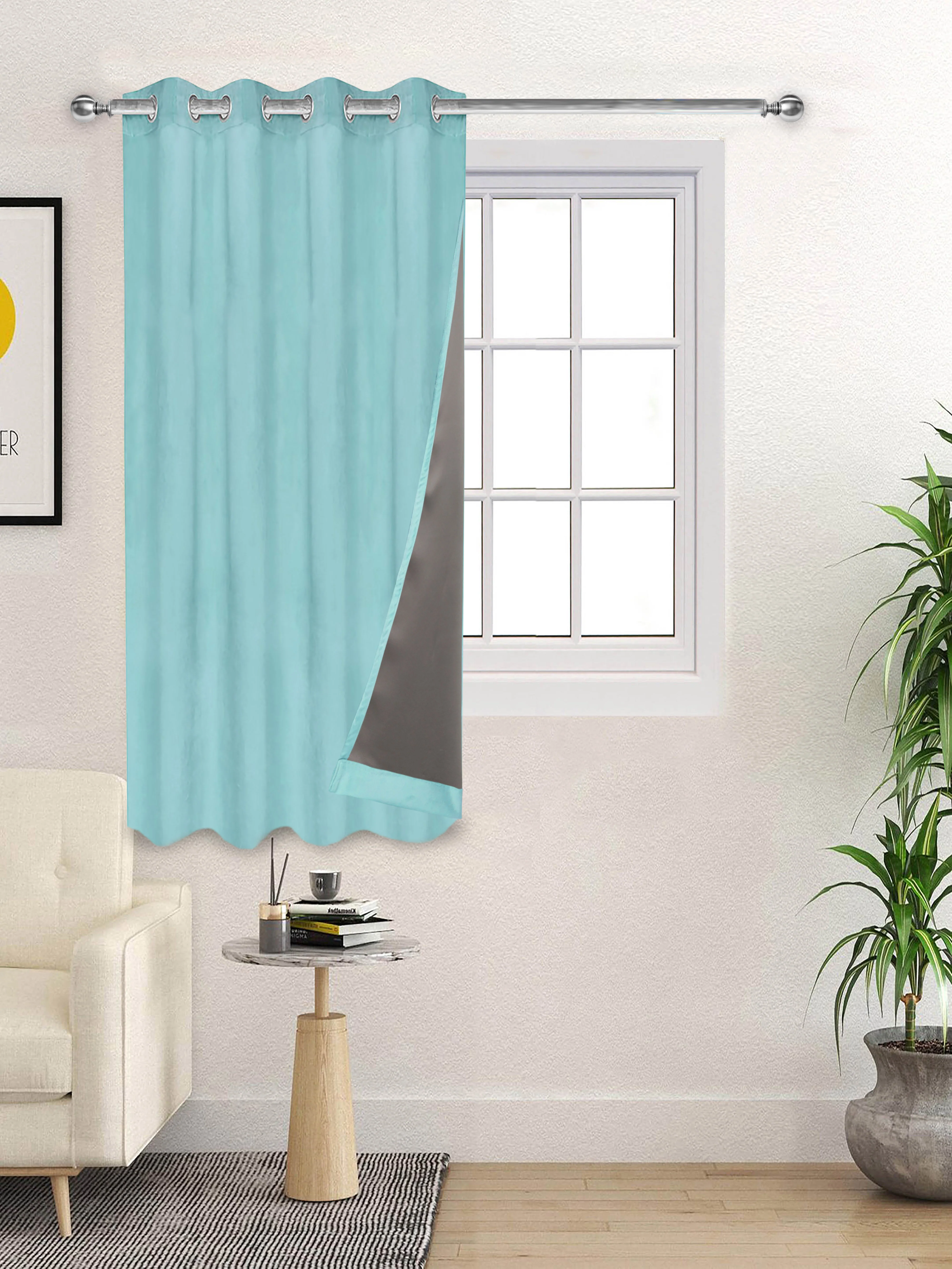 La Crème Plain Velvet Curtain | Luxe Feel & Rich Texture - Image 56