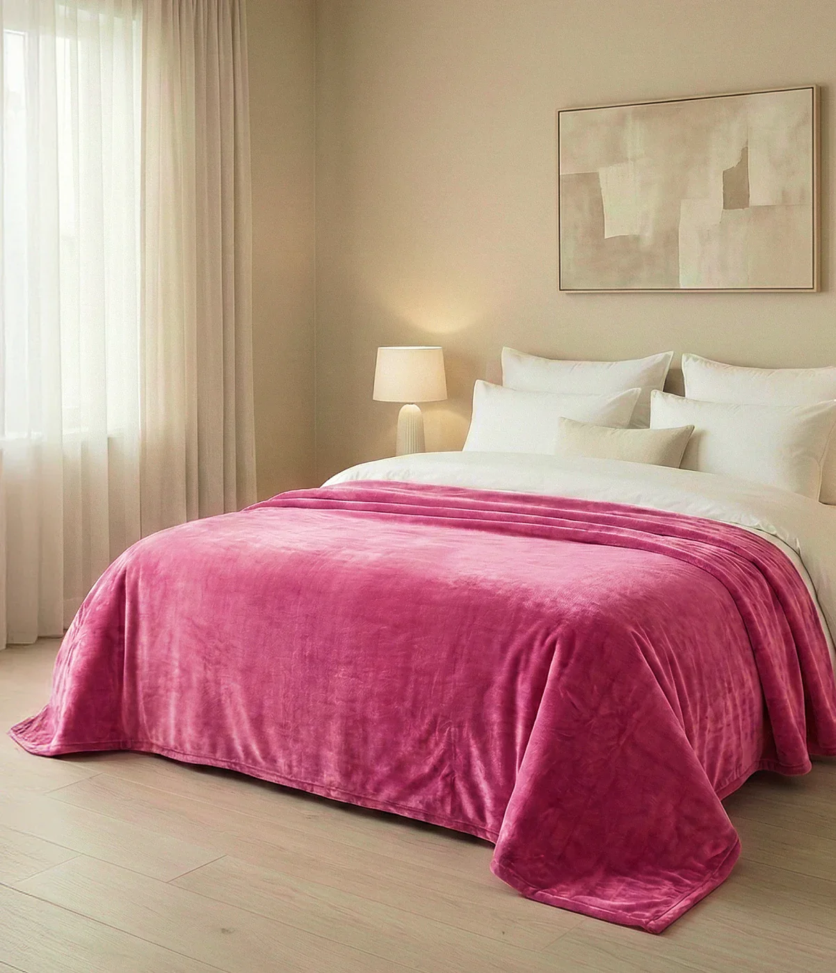 Lightweight Cloudy Mink Blanket Silky-Soft All-Season Blanket | Elegant, Cozy & Easy to Maintain - Image 13