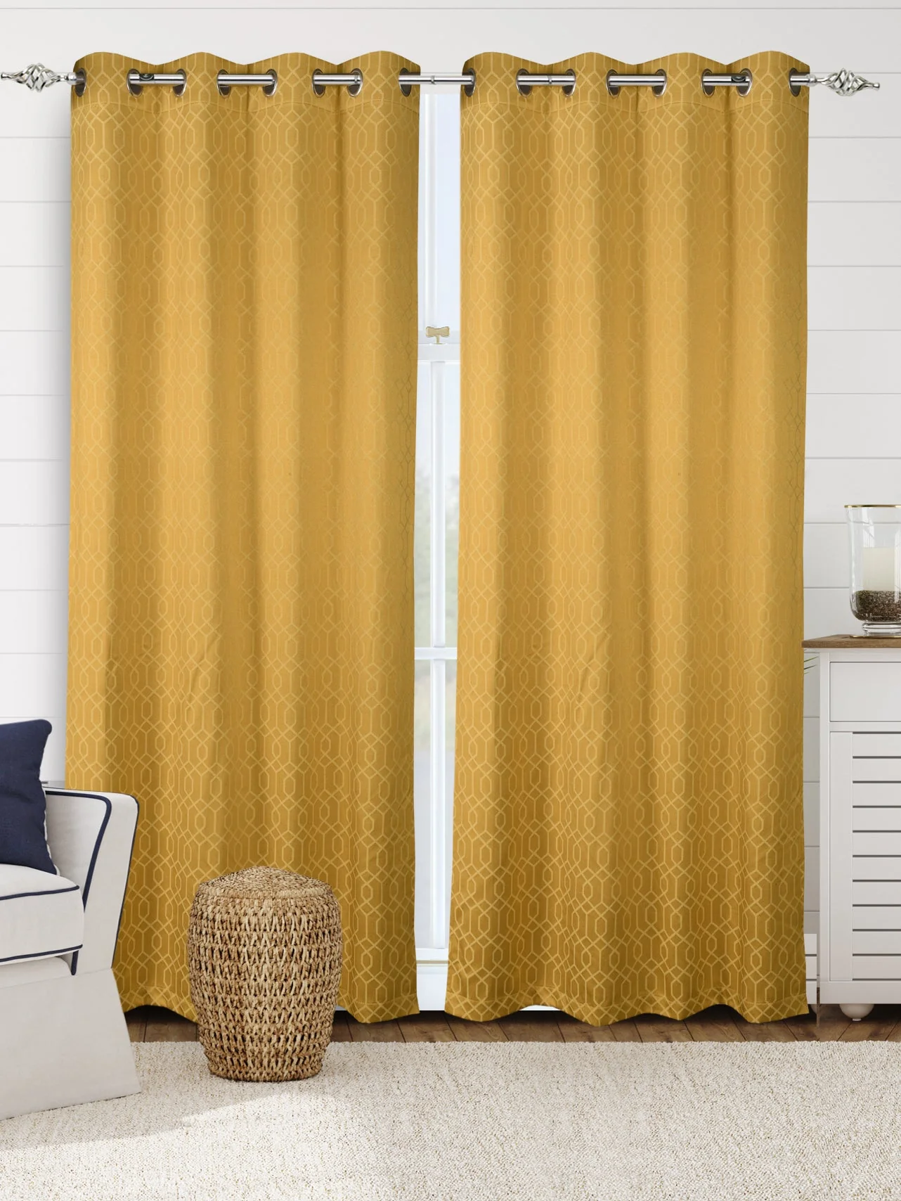 LUXE Cotton Curtains | Stylish & Breathable Living Room Drapes