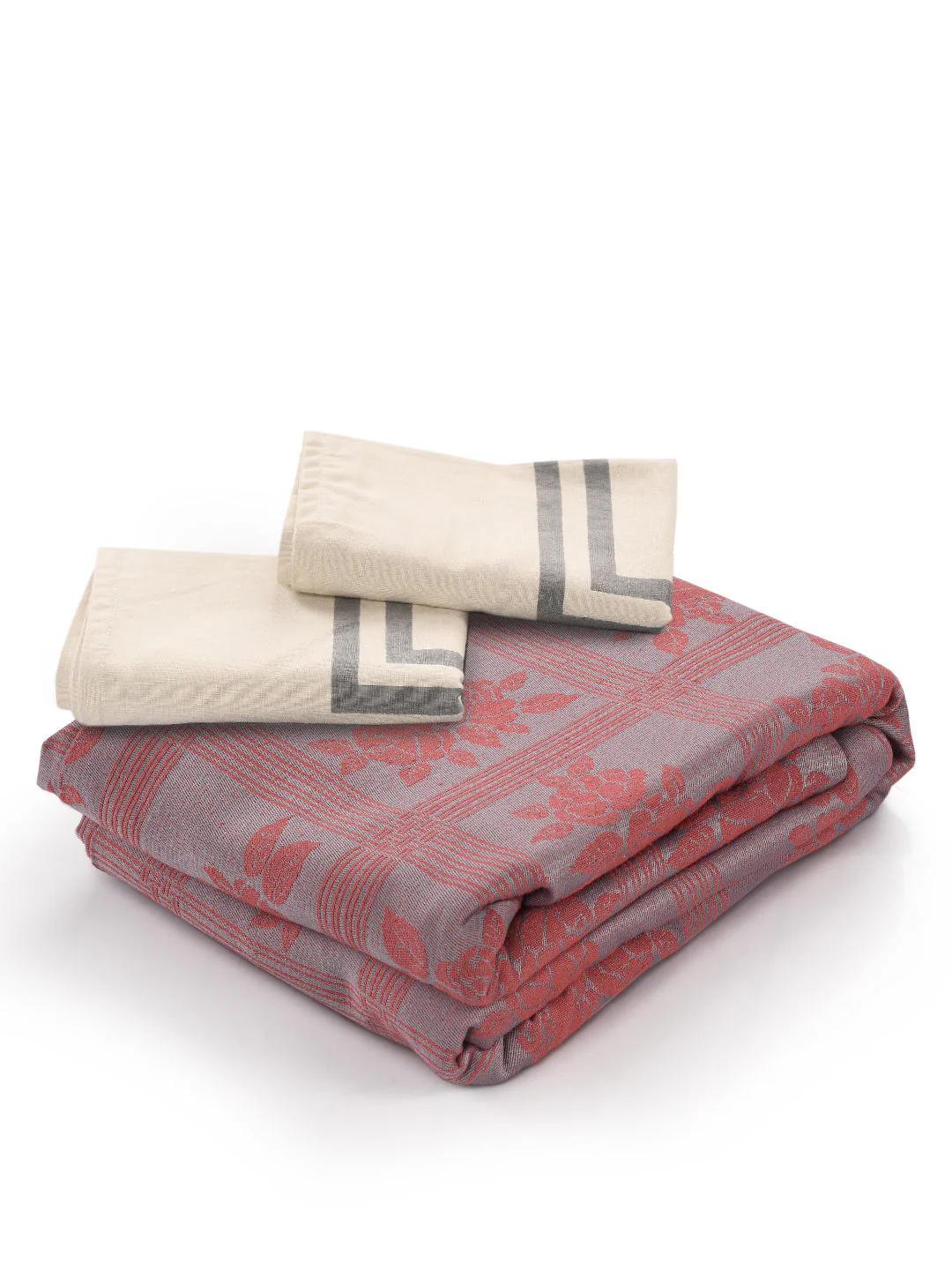 CHECKRO Cotton King Bed Sheet Set | Soft & Stylish + 2 Pillow Covers - Image 4