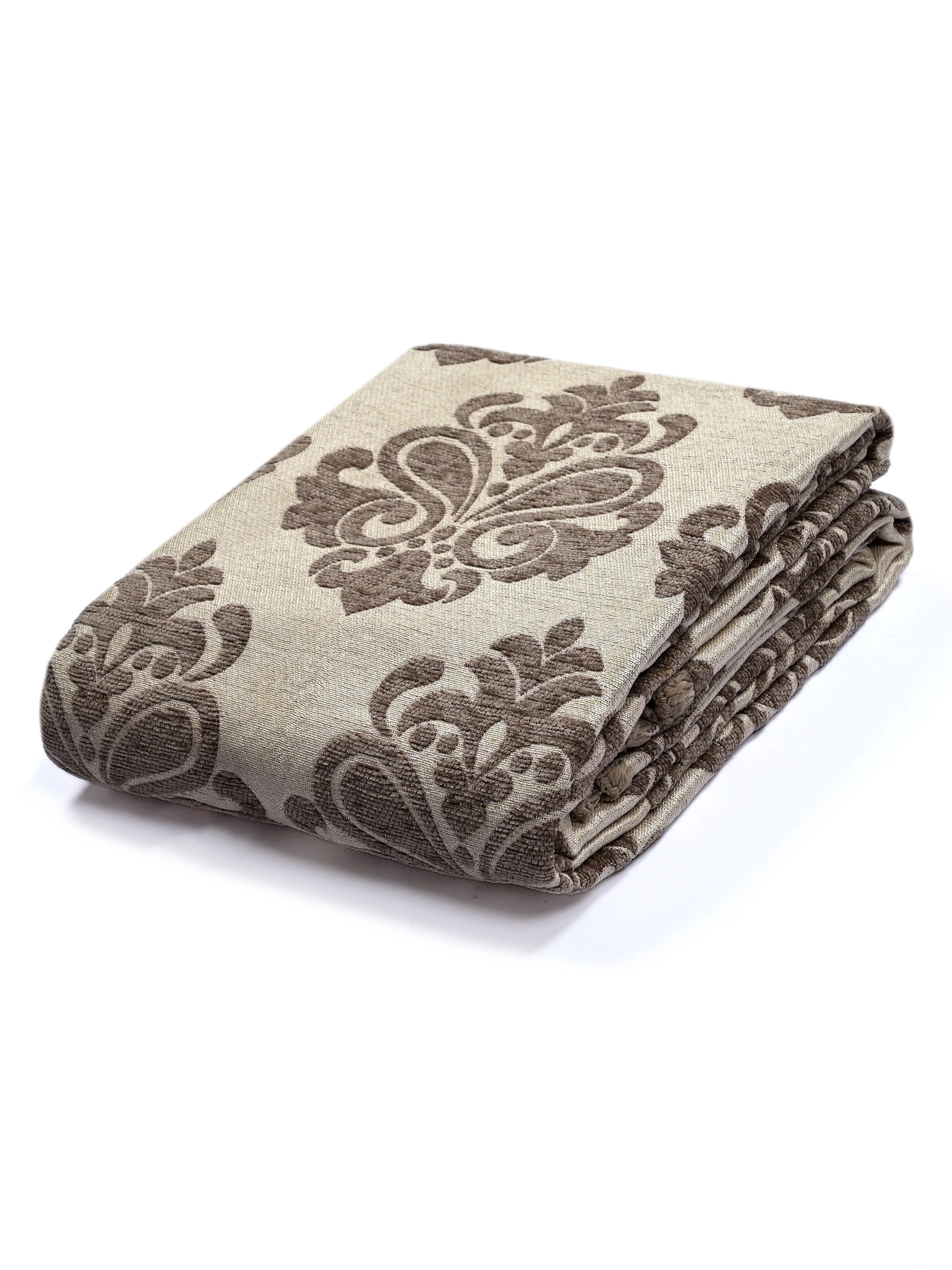 Medallion Polyester Cotton Sofa Throw Cover | Floral Emboss Design – Set 1 - Image 4