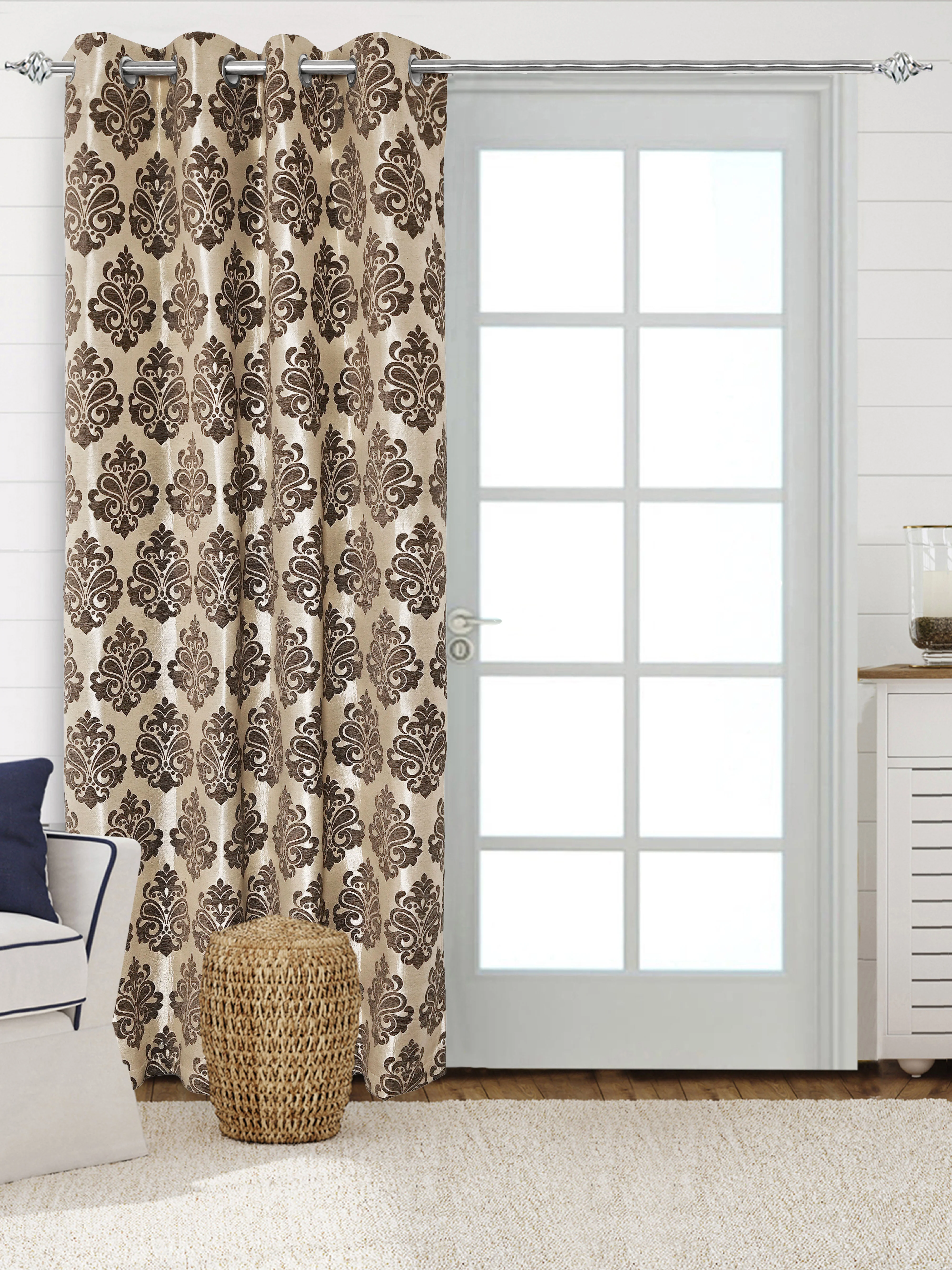 Medallion Chenille Jacquard Curtains - Image 12