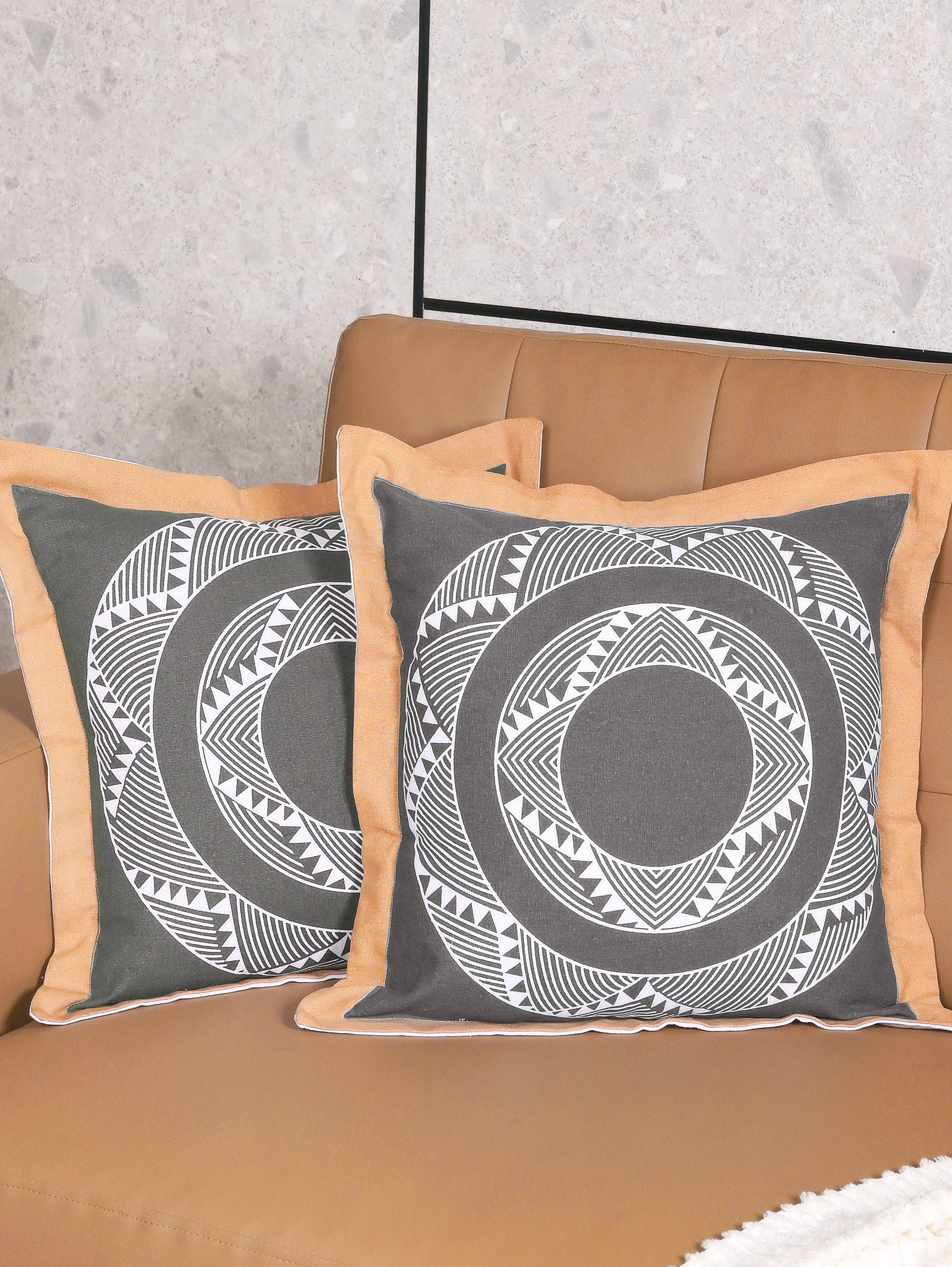 Mela Cushion Covers – Teal Hues for Bold, Contemporary Spaces