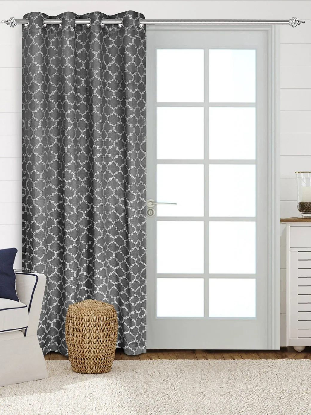 NOOR Cotton Curtains for Living Room | Elegant Drape & Breathable Fabric - Image 10