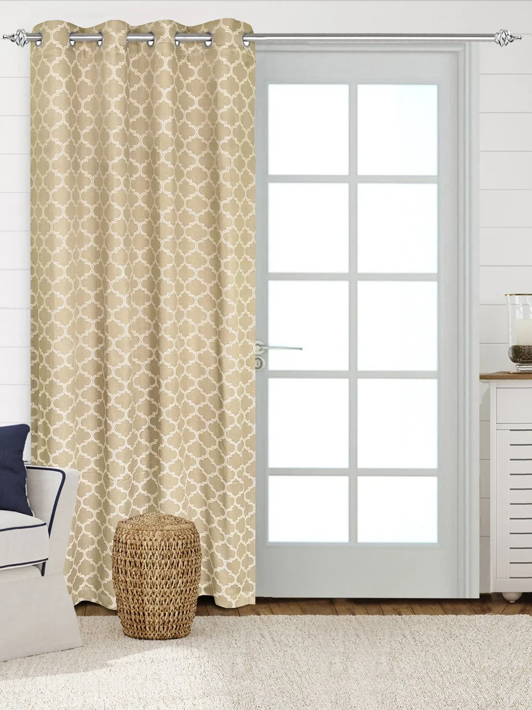 NOOR Cotton Curtains for Living Room | Elegant Drape & Breathable Fabric - Image 24