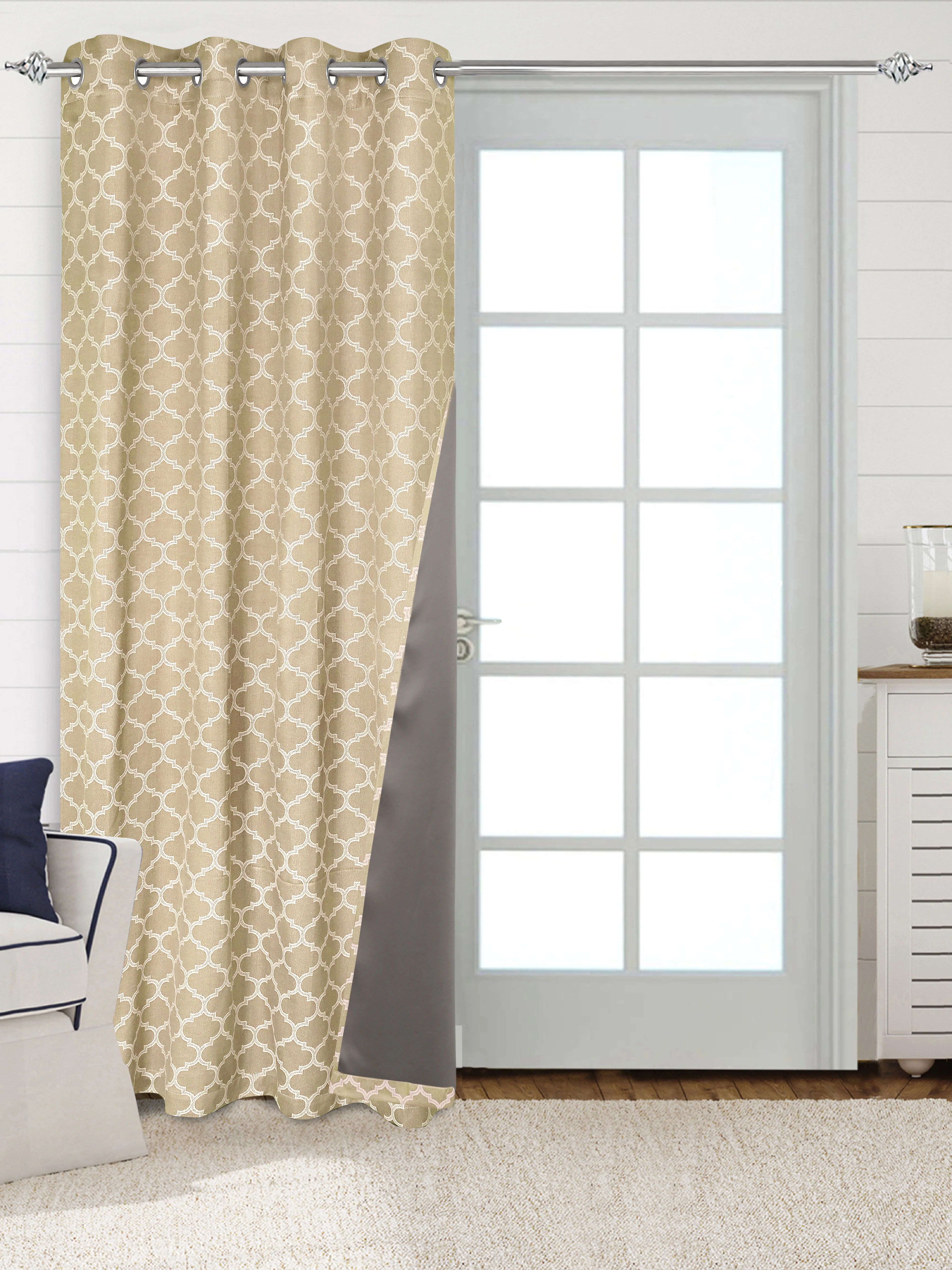NOOR Cotton Curtains for Living Room | Elegant Drape & Breathable Fabric - Image 25