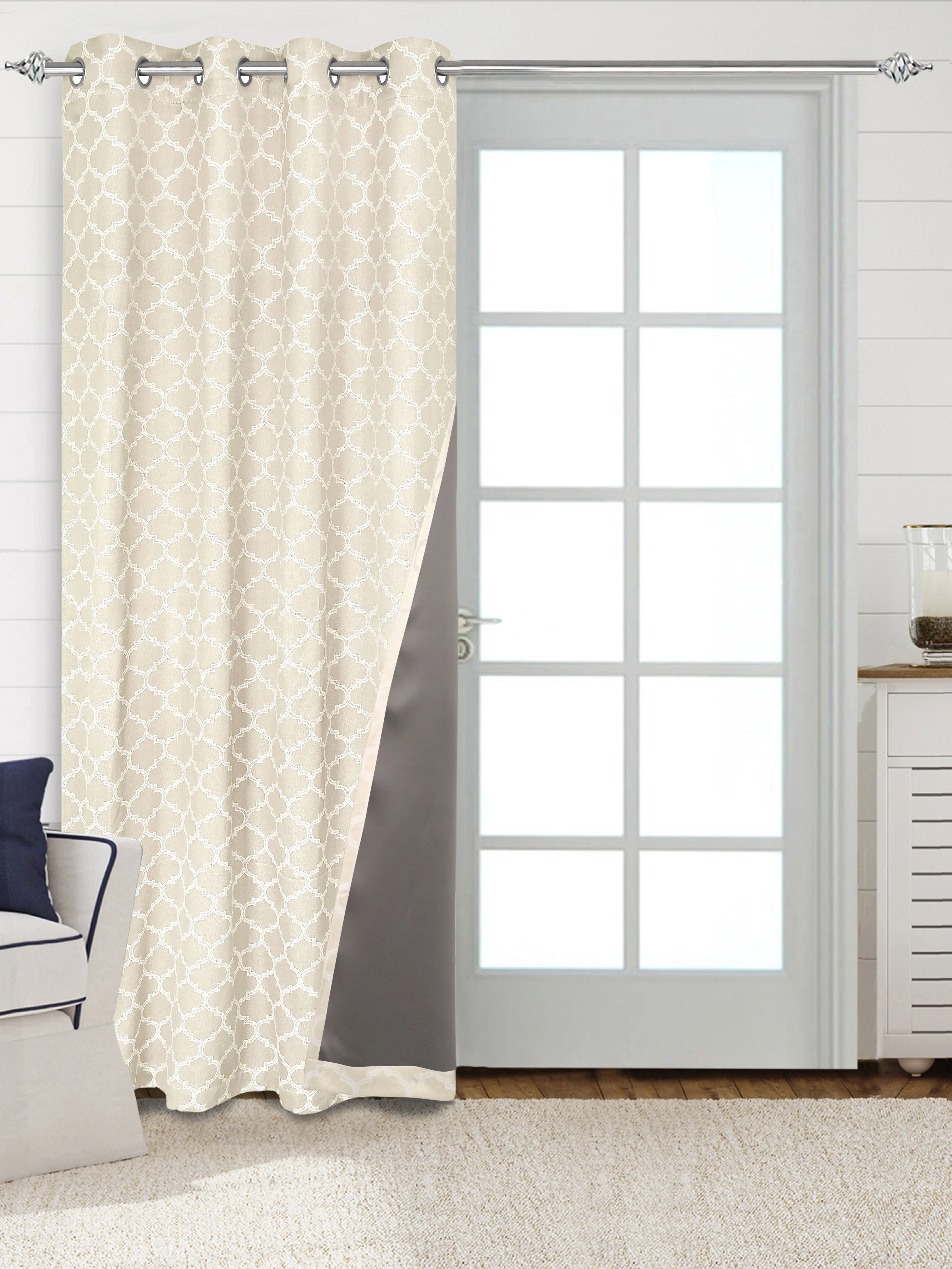 NOOR Cotton Curtains for Living Room | Elegant Drape & Breathable Fabric - Image 18
