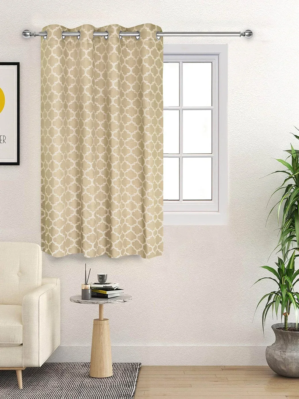 NOOR Cotton Curtains for Living Room | Elegant Drape & Breathable Fabric - Image 8