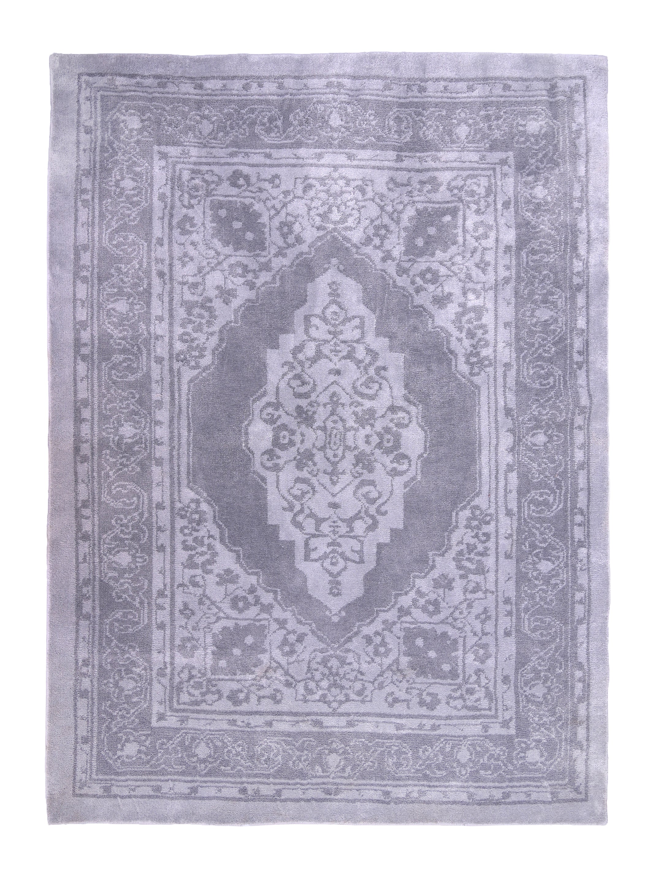 Oriental Charm Yarn Art Carpet | Glossy Texture with Artistic Design - Image 11