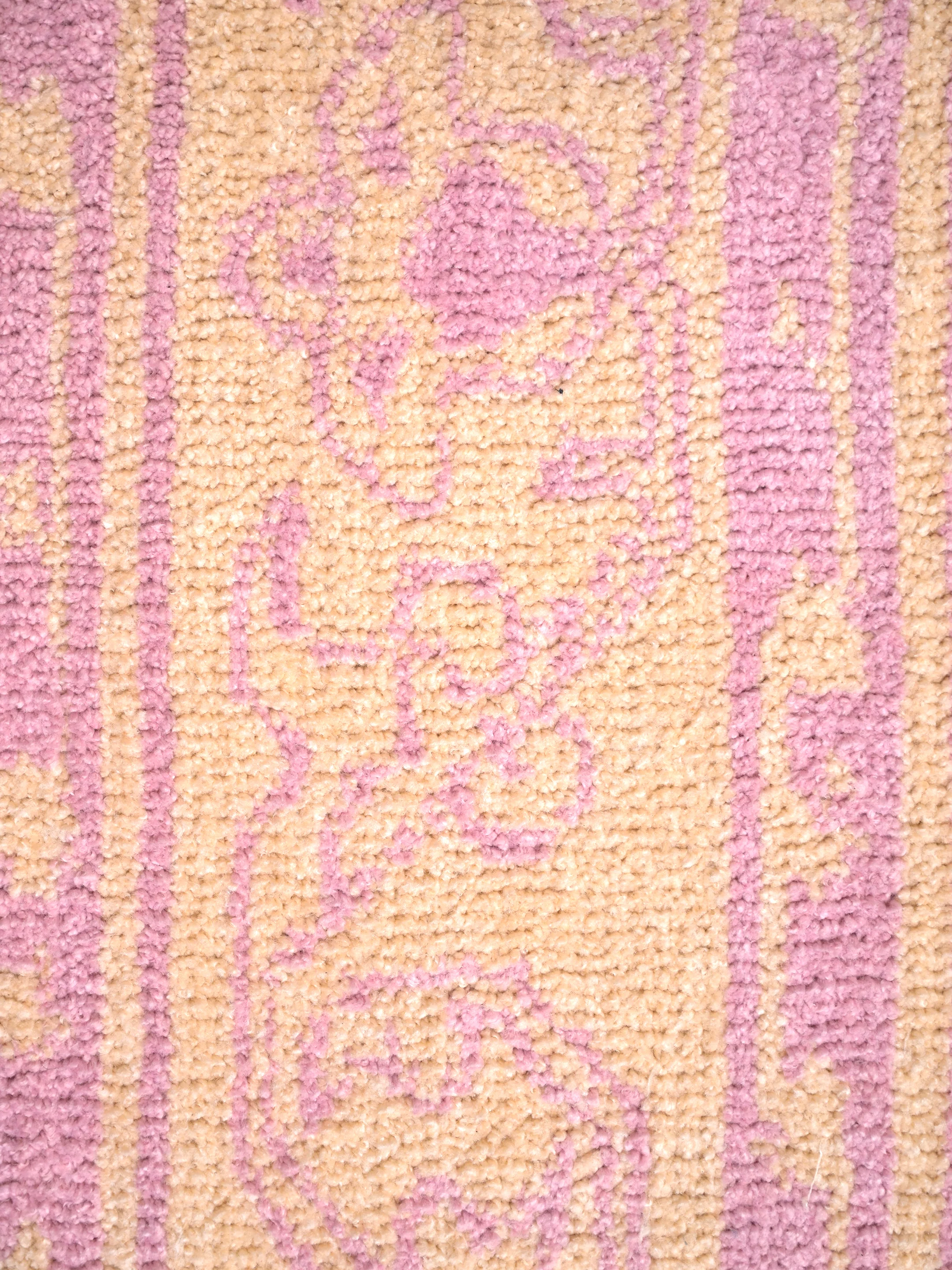 Oriental Charm Yarn Art Carpet | Glossy Texture with Artistic Design - Image 8