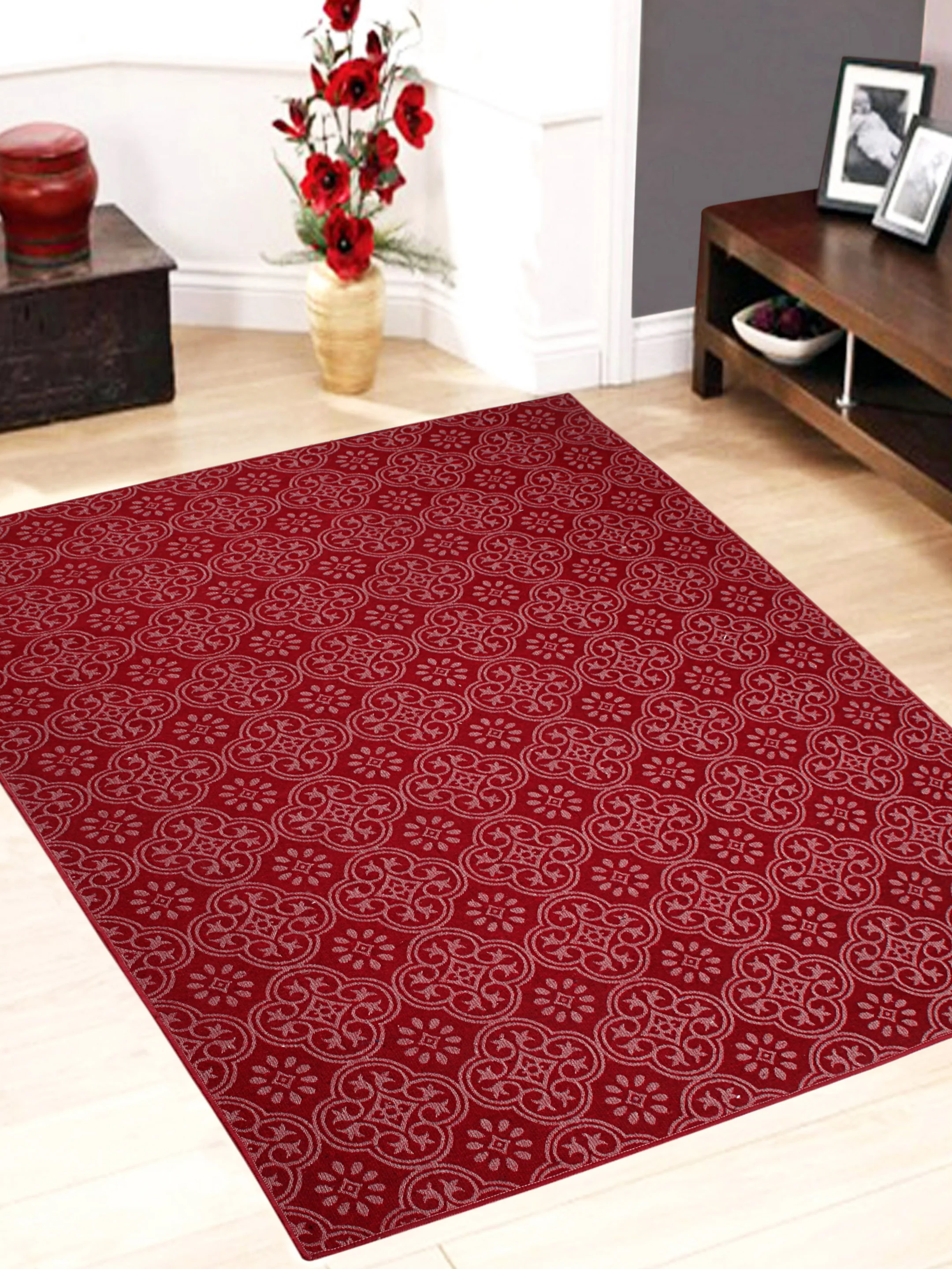 ORNAMENTAL Flatweave Jacquard Carpet. - Image 6
