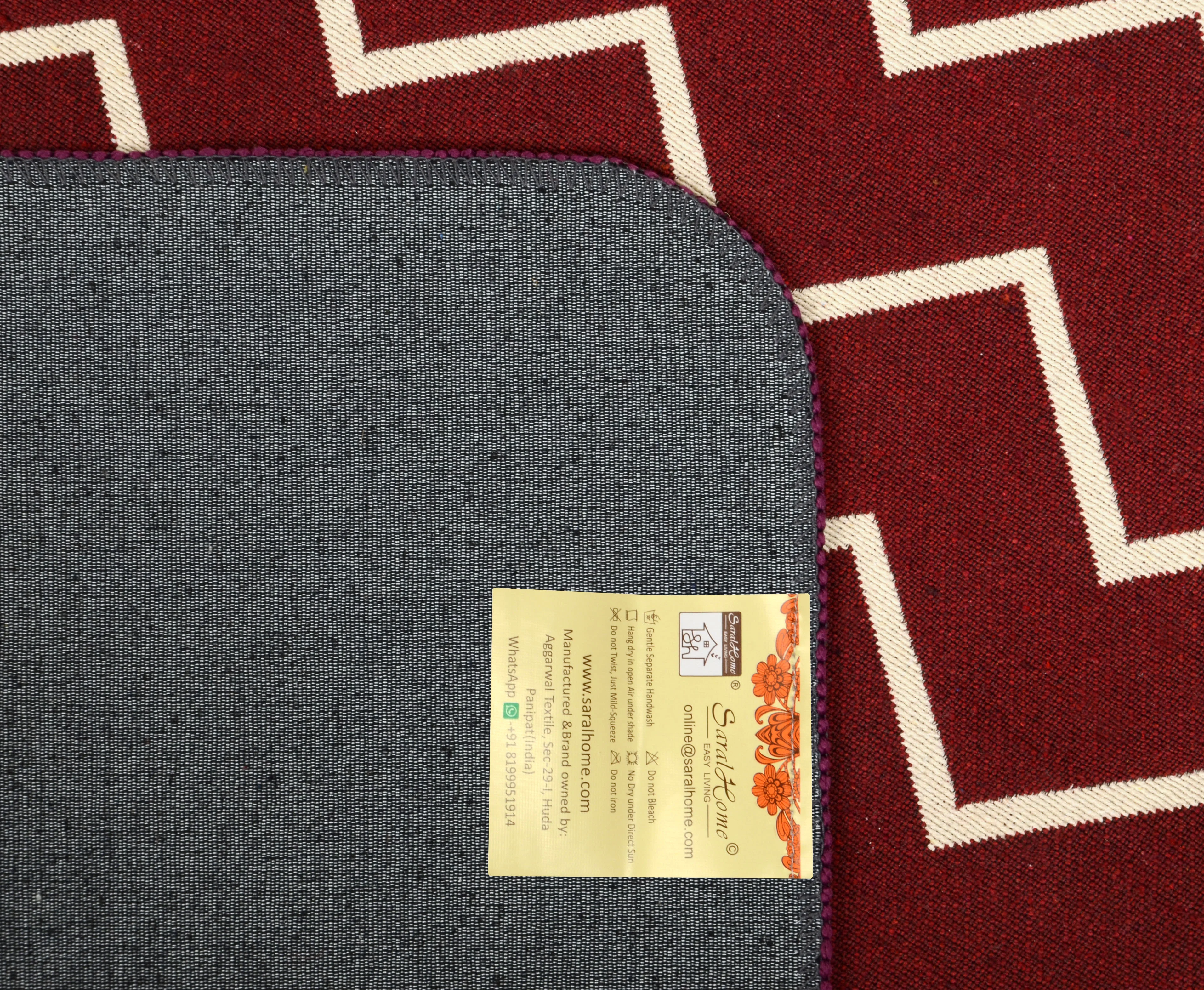 Pause Zig-Zag Cotton Jacquard Runner | Small Multi-Purpose (70x130 cm) - Image 17