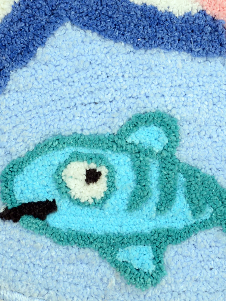 Peppa Pig Shape Microfibre Kids mat (60 cm) - BLUE - B1G1 - Image 4