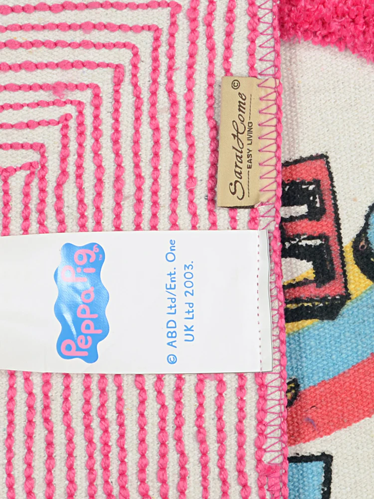 Peppa Pig Soft Microfibre Kids Mat (40 X 60 CM) - PINK - Image 3