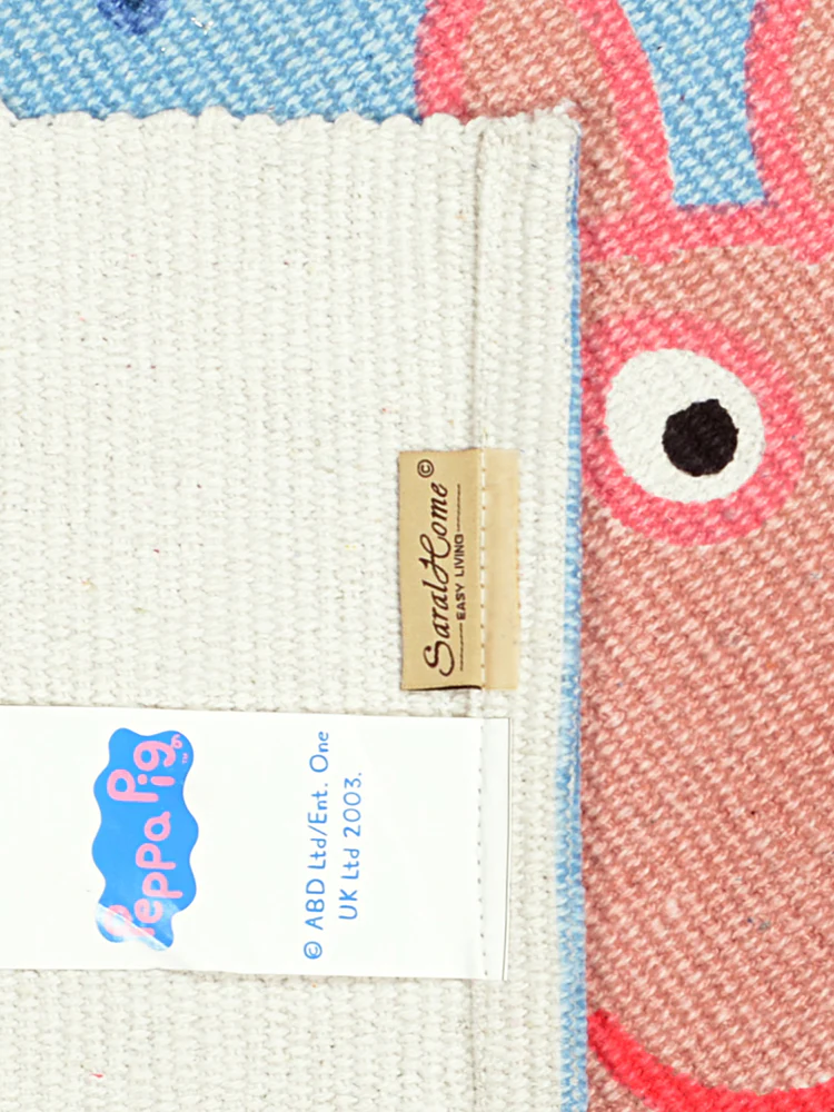 Peppa Pig Multipurpose Rug | Lightweight Cotton & Easy Maintenance - Image 4
