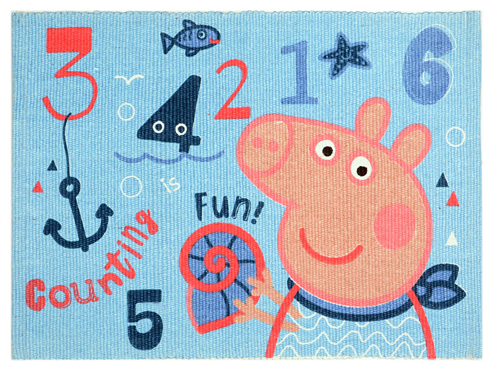 Peppa Pig Multipurpose Rug | Lightweight Cotton & Easy Maintenance - Image 5