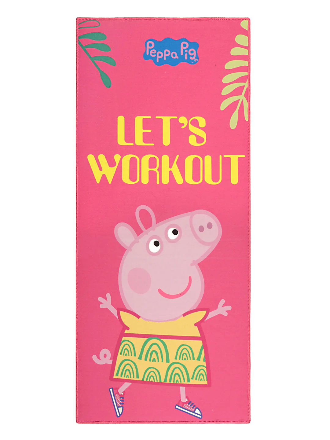 Peppa Pig Anti-Slip Yoga Mat – 60x130 cm | Fun Printed Mat with Carry Bag - Image 2