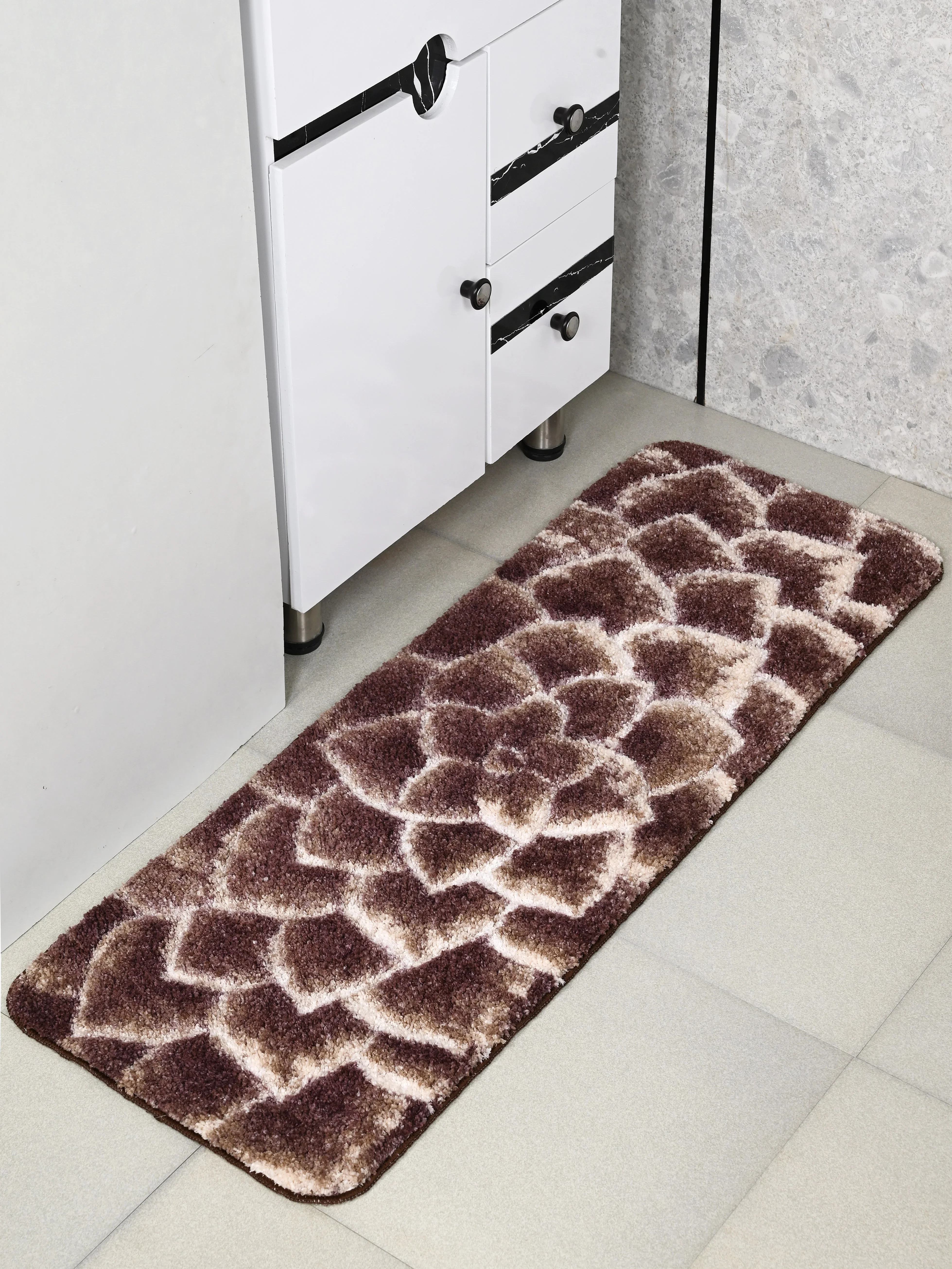 PETAL Soft Anti-Slip Bathmat & Runner | Elegant Look & Easy Maintenance - Image 5
