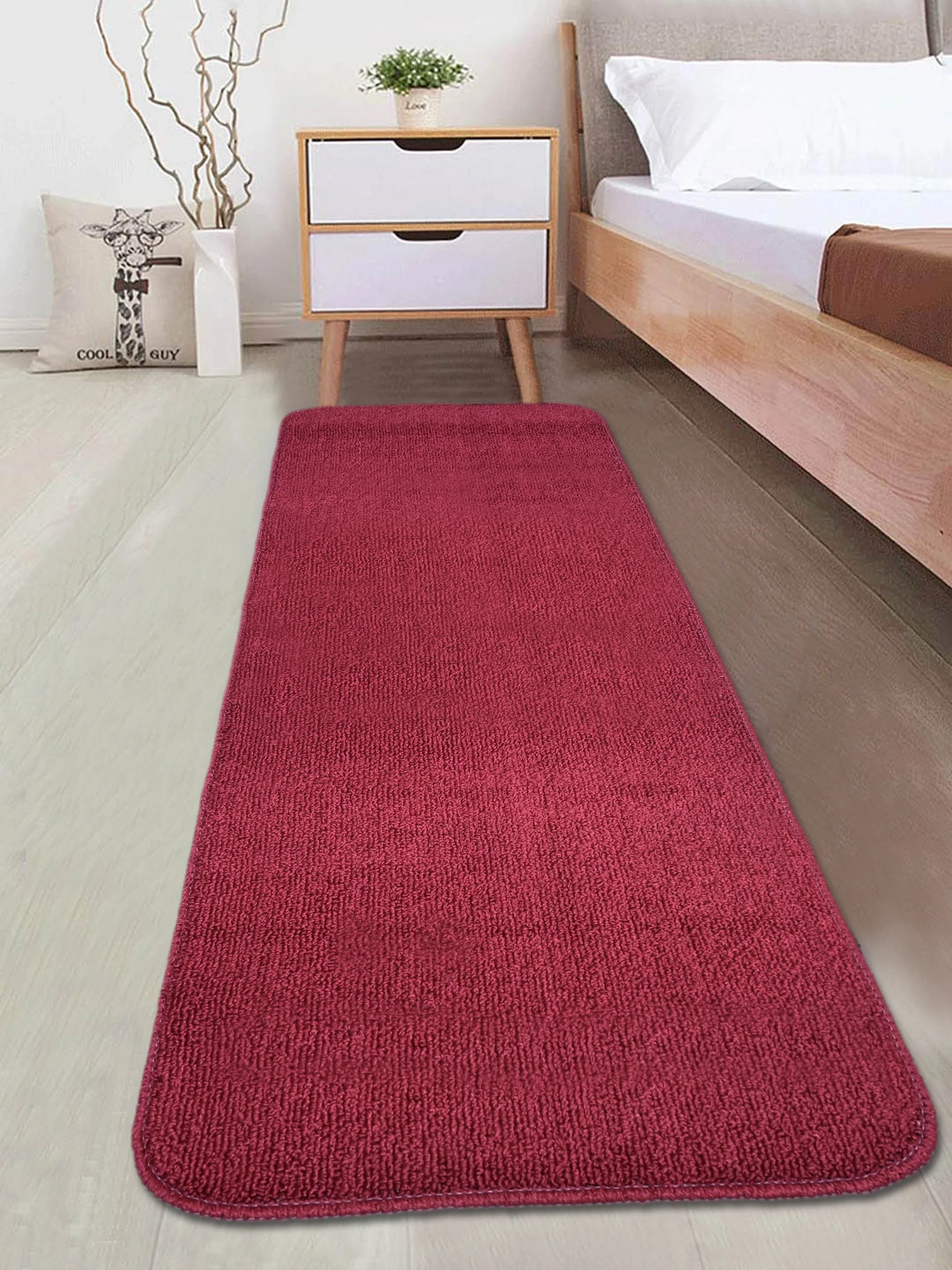 Solid Plain Floor Runner | Soft, Durable & Washable | Ideal for Hallway or Bedside Use - Image 22