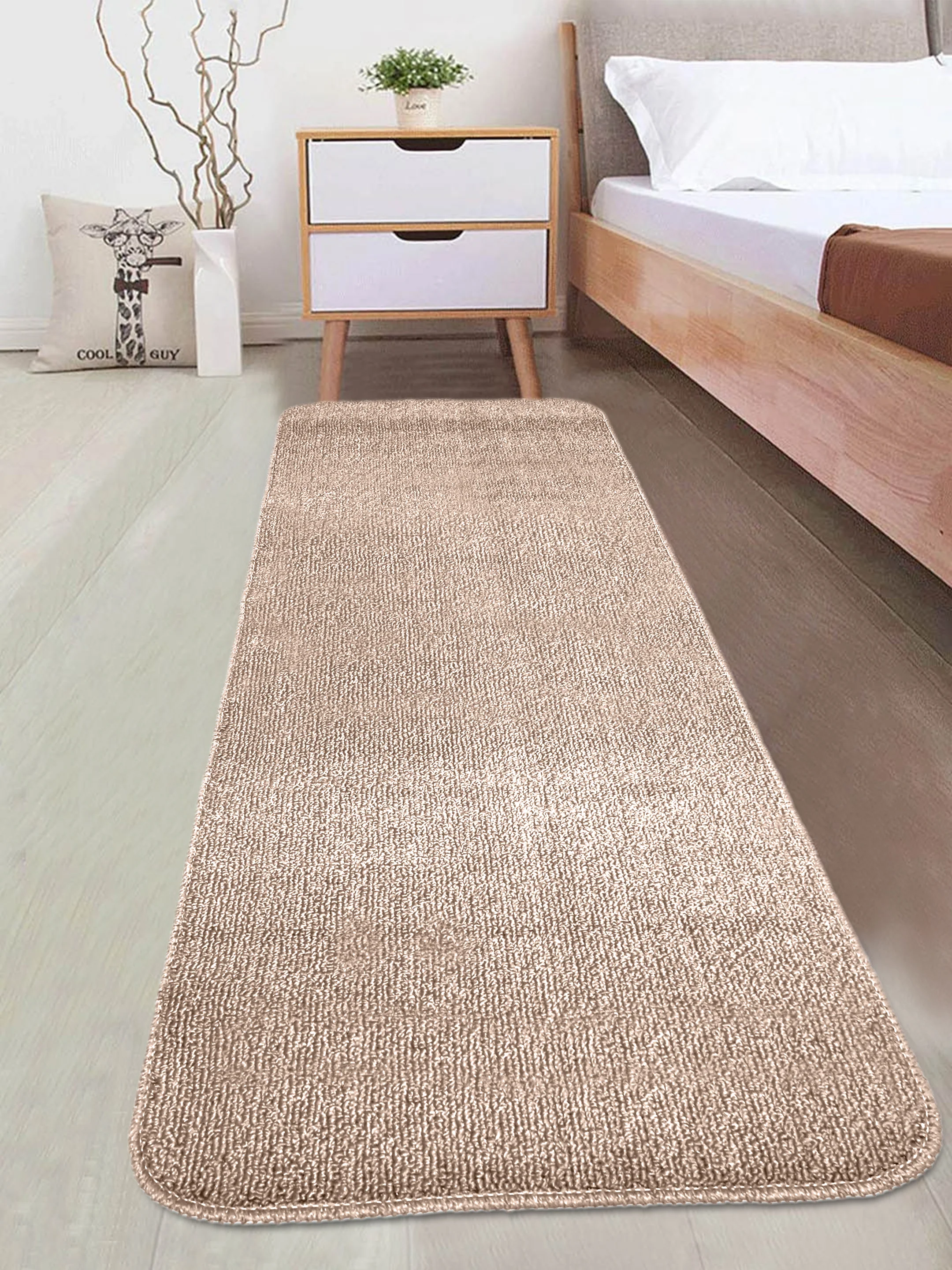 Solid Plain Floor Runner | Soft, Durable & Washable | Ideal for Hallway or Bedside Use - Image 28