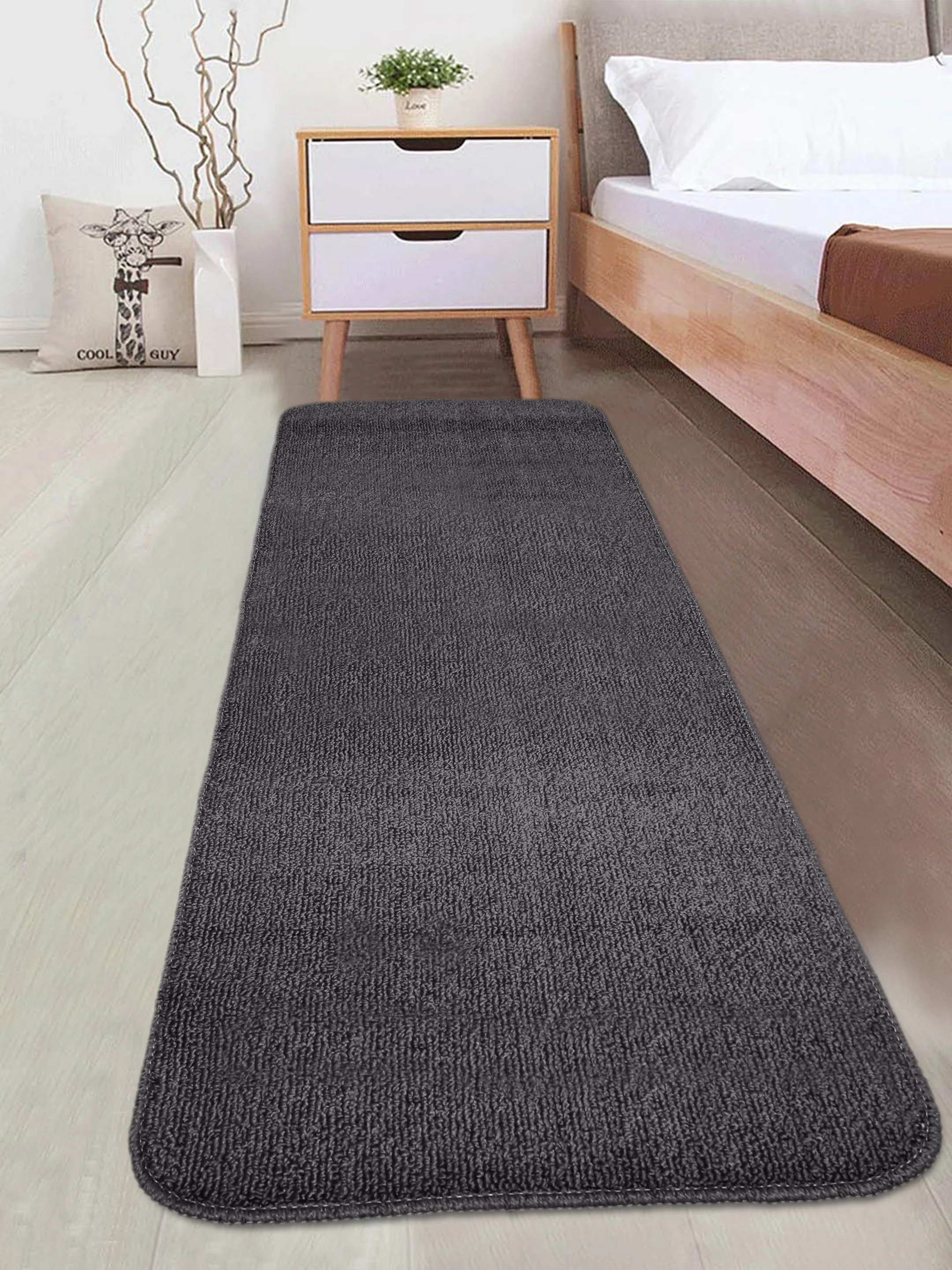 Solid Plain Floor Runner | Soft, Durable & Washable | Ideal for Hallway or Bedside Use - Image 42