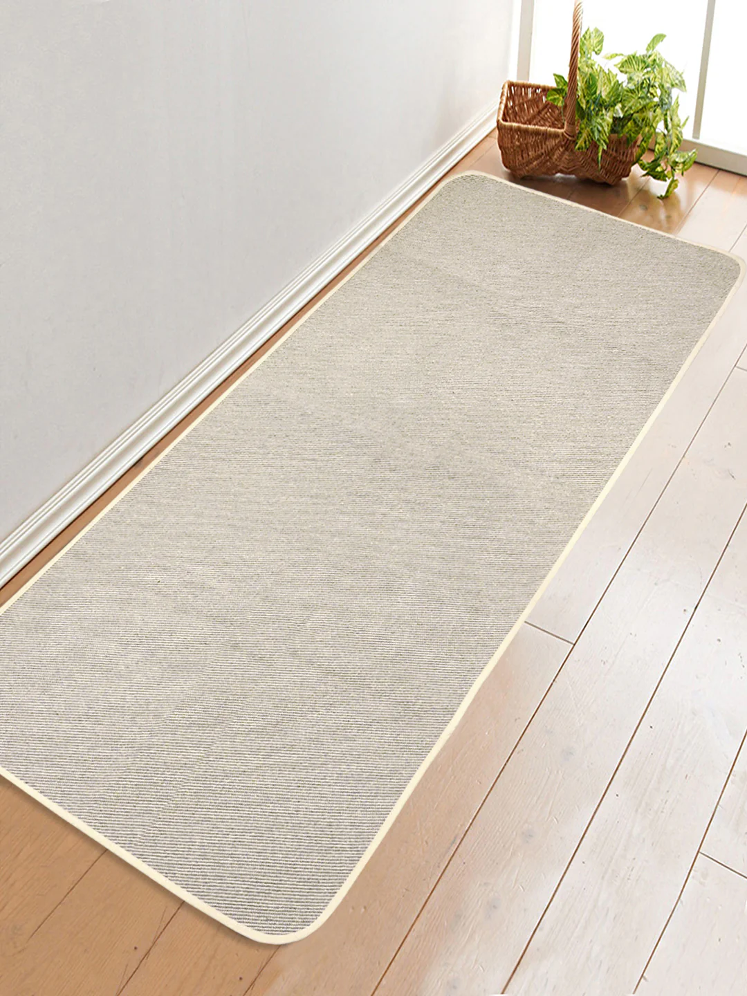 Plain Solid Cotton Anti-Slip Yoga Mat | Polyester Backing | Cushion Comfort - Image 8