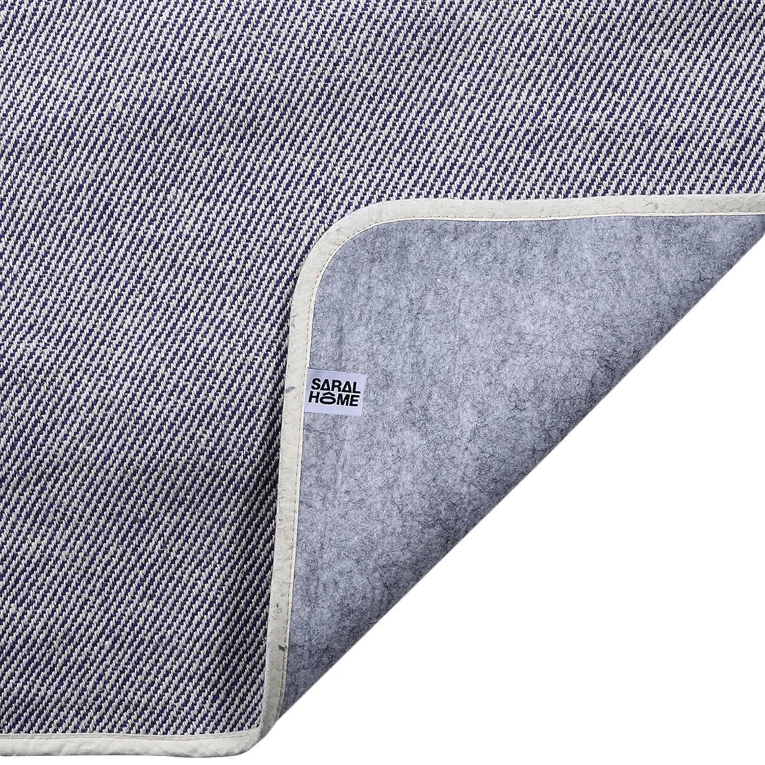Plain Solid Cotton Anti-Slip Yoga Mat | Polyester Backing | Cushion Comfort - Image 24