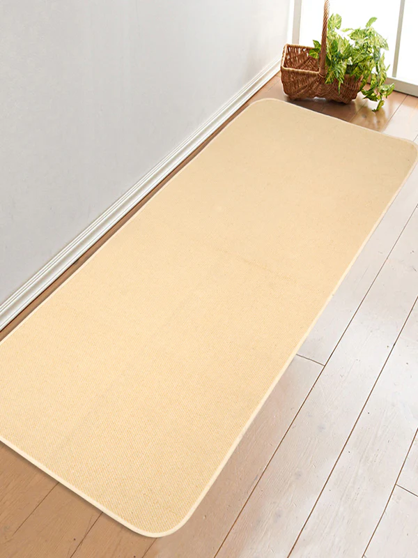 Plain Solid Cotton Anti-Slip Yoga Mat | Polyester Backing | Cushion Comfort - Image 7