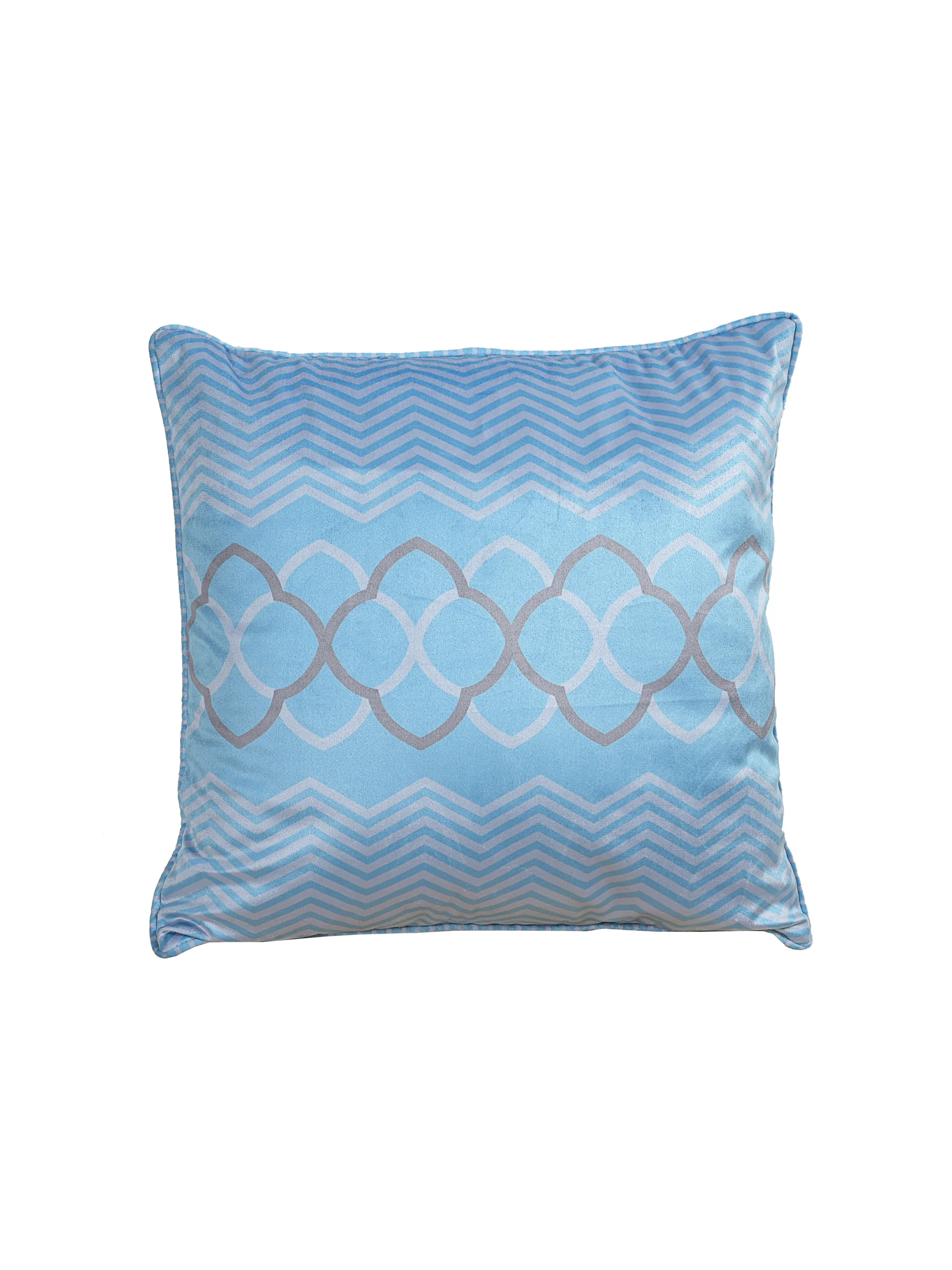 Quiet Space Velvet Cushion Covers | Digital Print | Set of 2 - Image 3