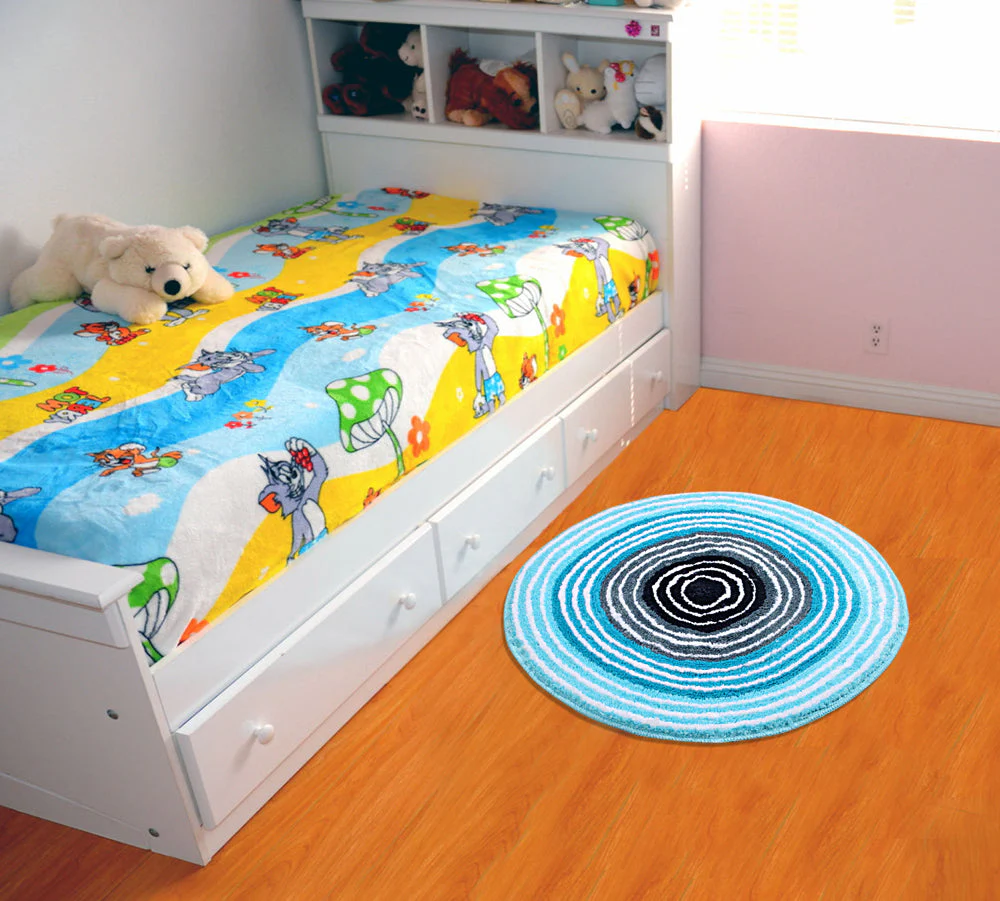 Rings Shape Micro Bathmat – Soft Texture Design - Image 3