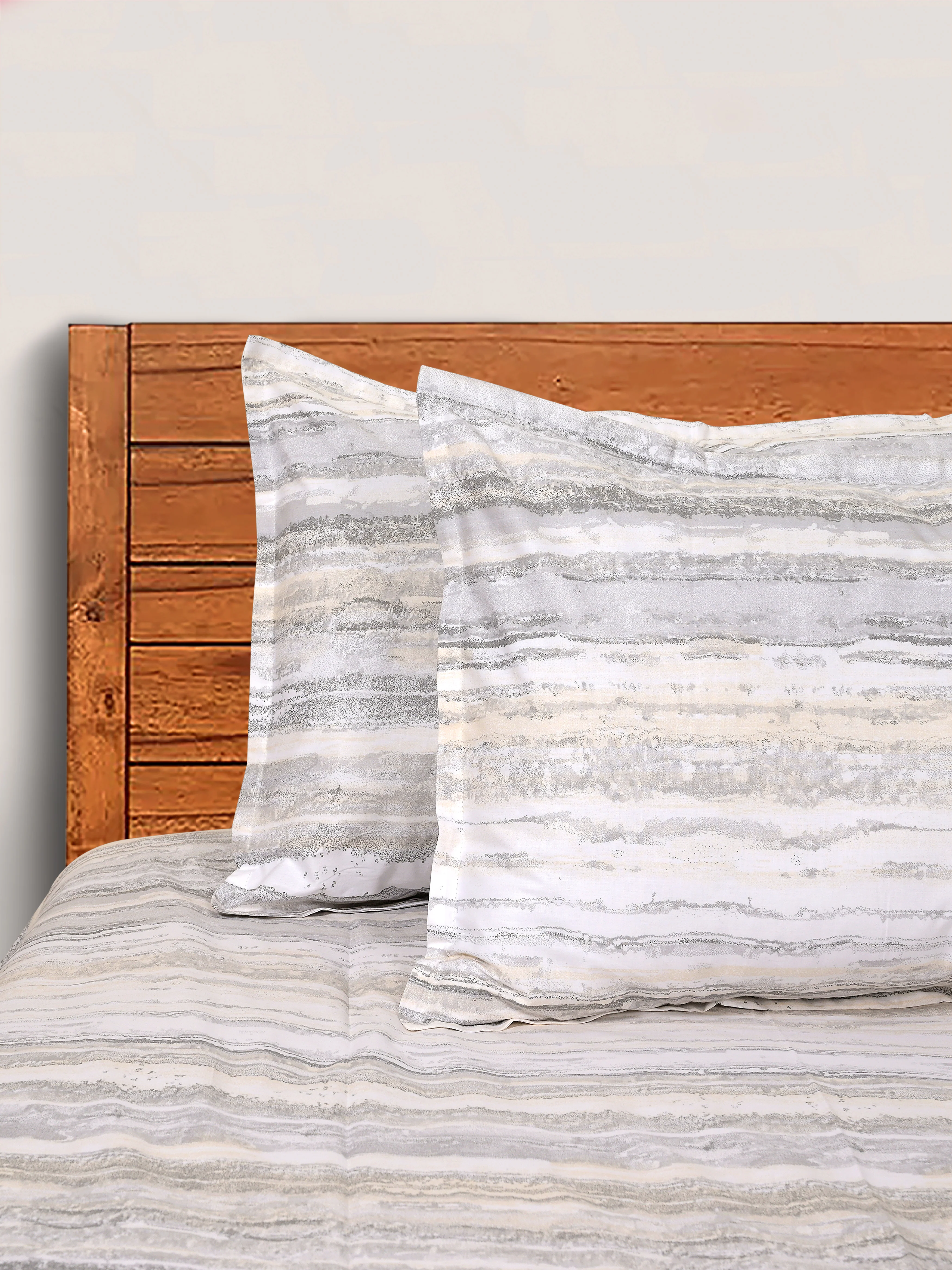 Rive Soft Bed Sheet Set | Comfortable & Breathable | Includes 2 Pillow Covers - Image 11