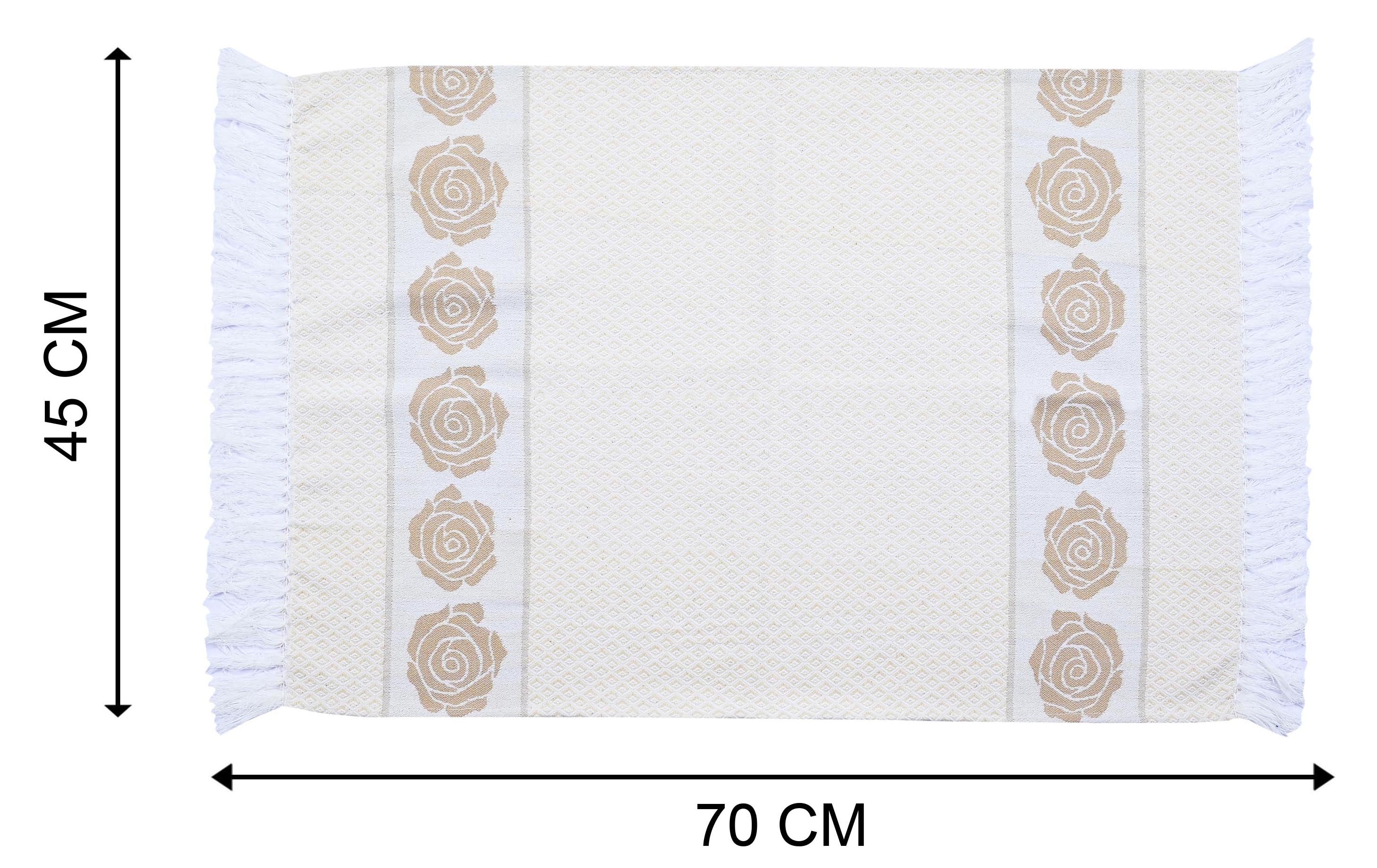 Rose Pure Cotton 4 PC Hand Towel Set | Quick Dry Soft Towels | Bathing Kitchen Hand Towel Gym | Men & Women | Bathroom Accessories Set | - Image 18
