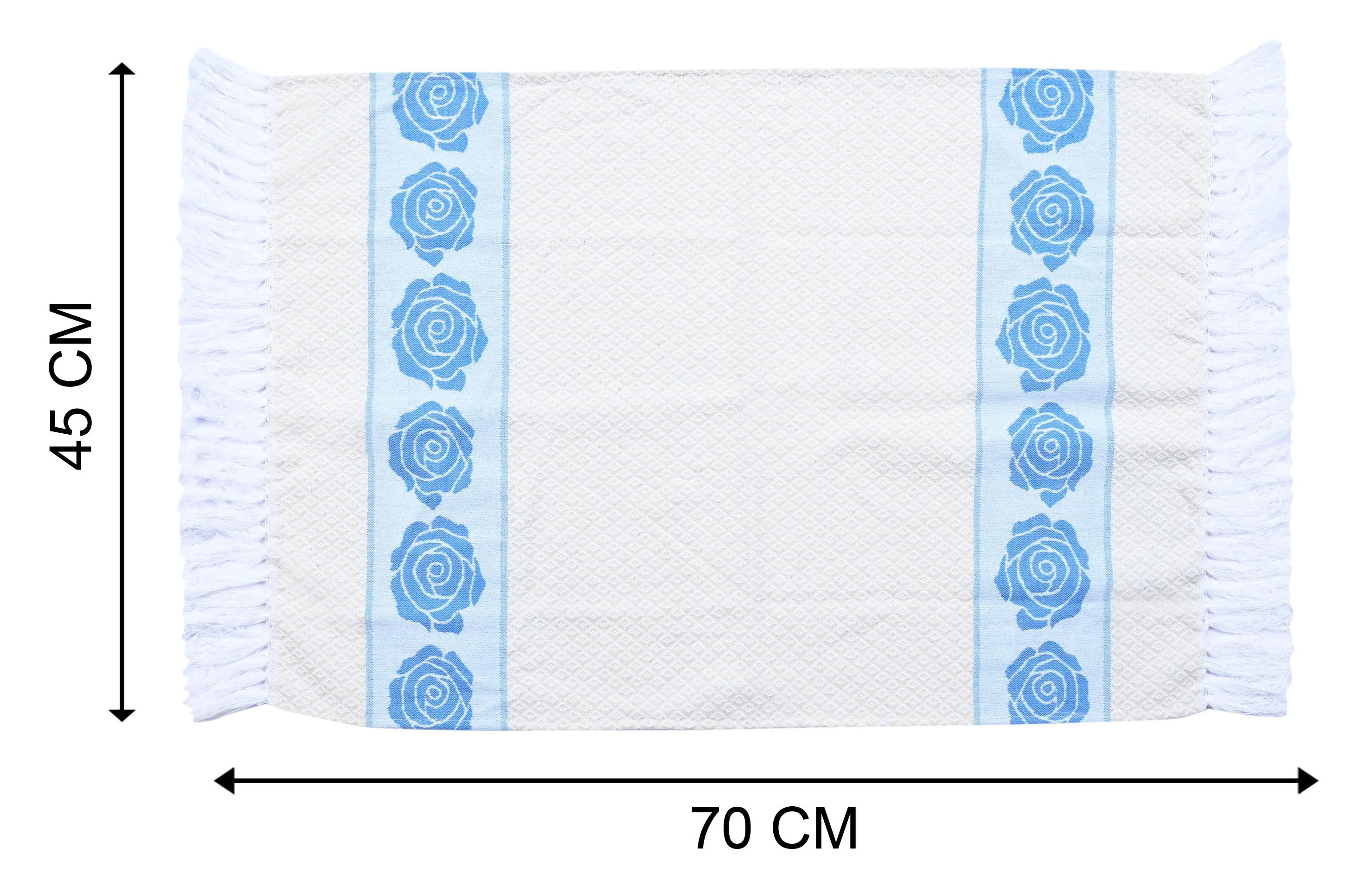 Rose Pure Cotton 4 PC Hand Towel Set | Quick Dry Soft Towels | Bathing Kitchen Hand Towel Gym | Men & Women | Bathroom Accessories Set | - Image 24